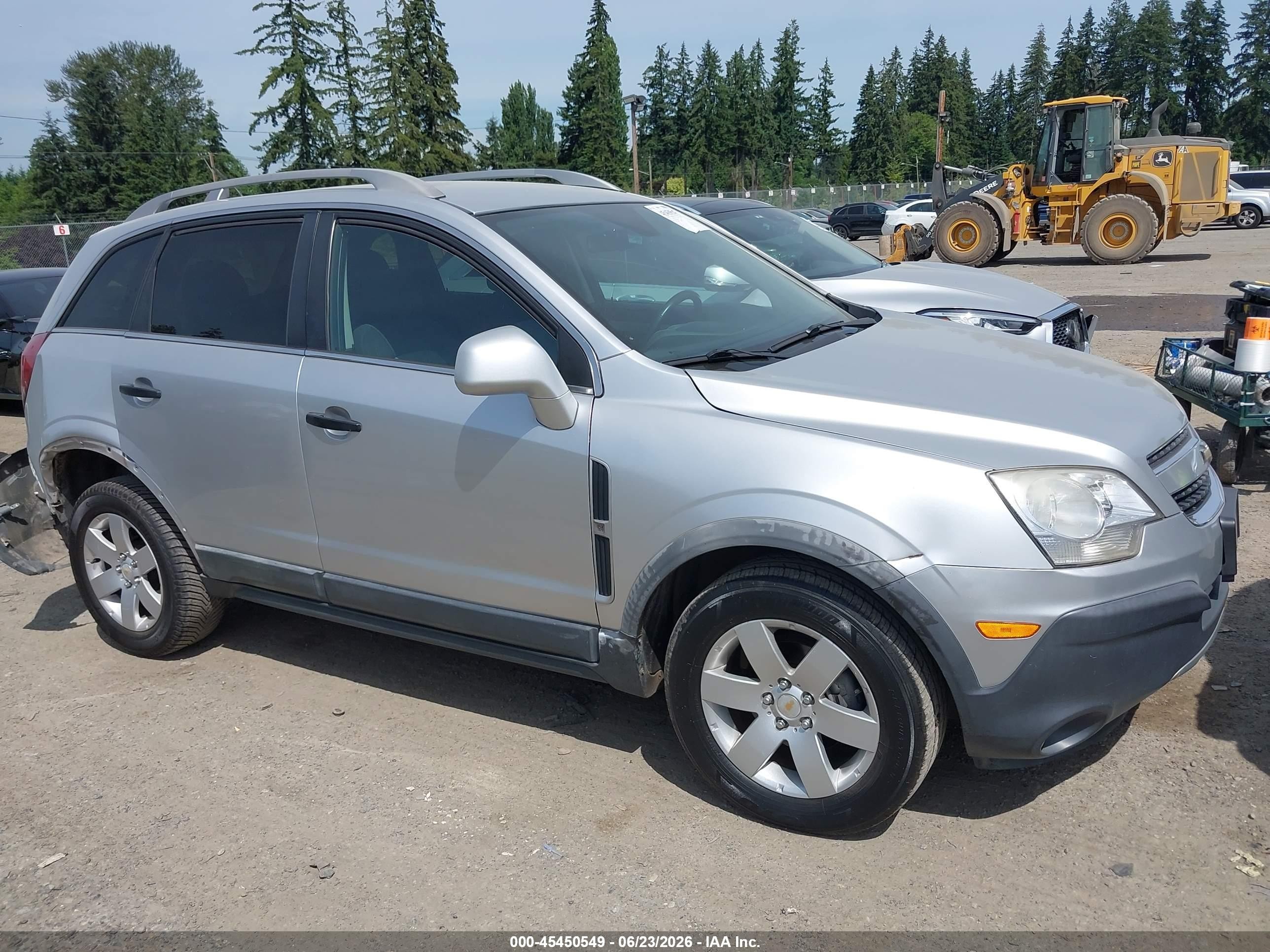 2012 Chevrolet Captiva Sport 2ls Silver vin: 3GNAL2EKXCS580136