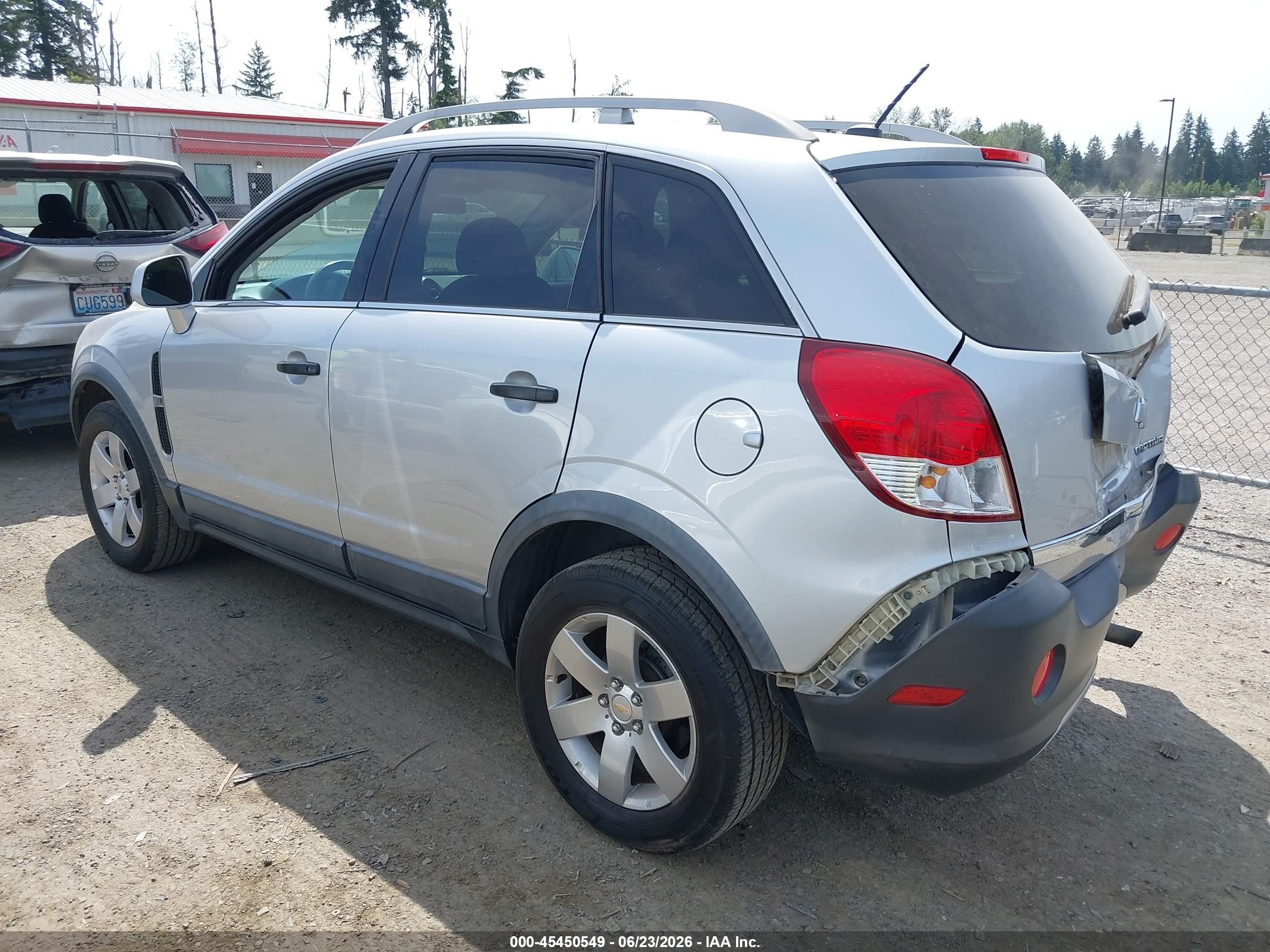 2012 Chevrolet Captiva Sport 2ls Silver vin: 3GNAL2EKXCS580136