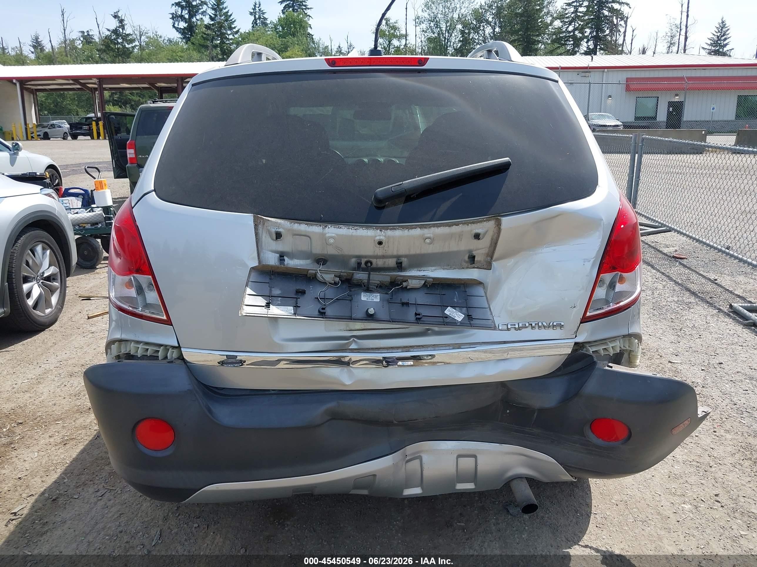 2012 Chevrolet Captiva Sport 2ls Silver vin: 3GNAL2EKXCS580136