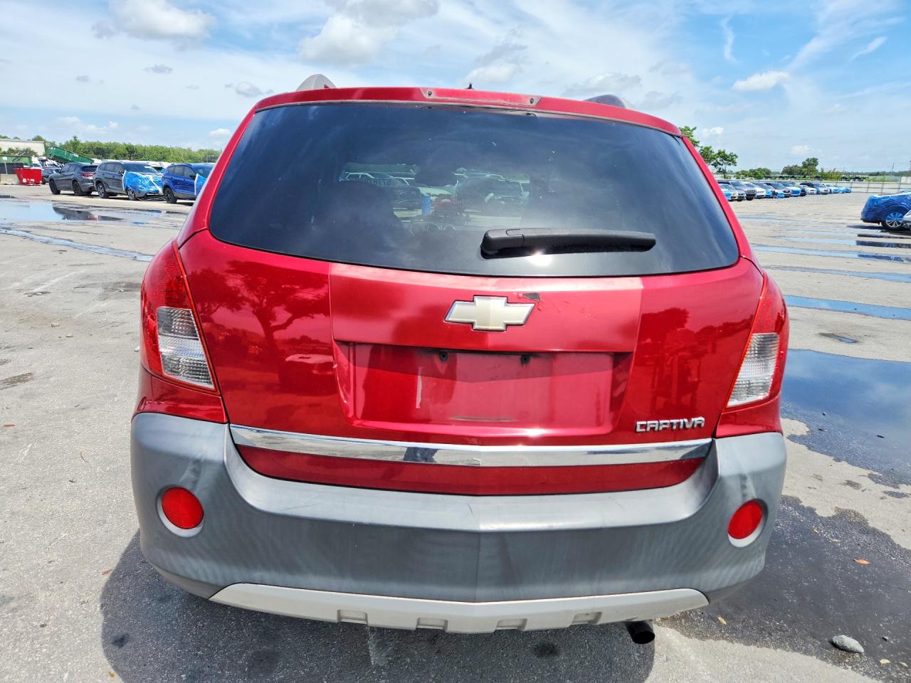 2015 Chevrolet Captiva Ls Red vin: 3GNAL2EKXFS503609