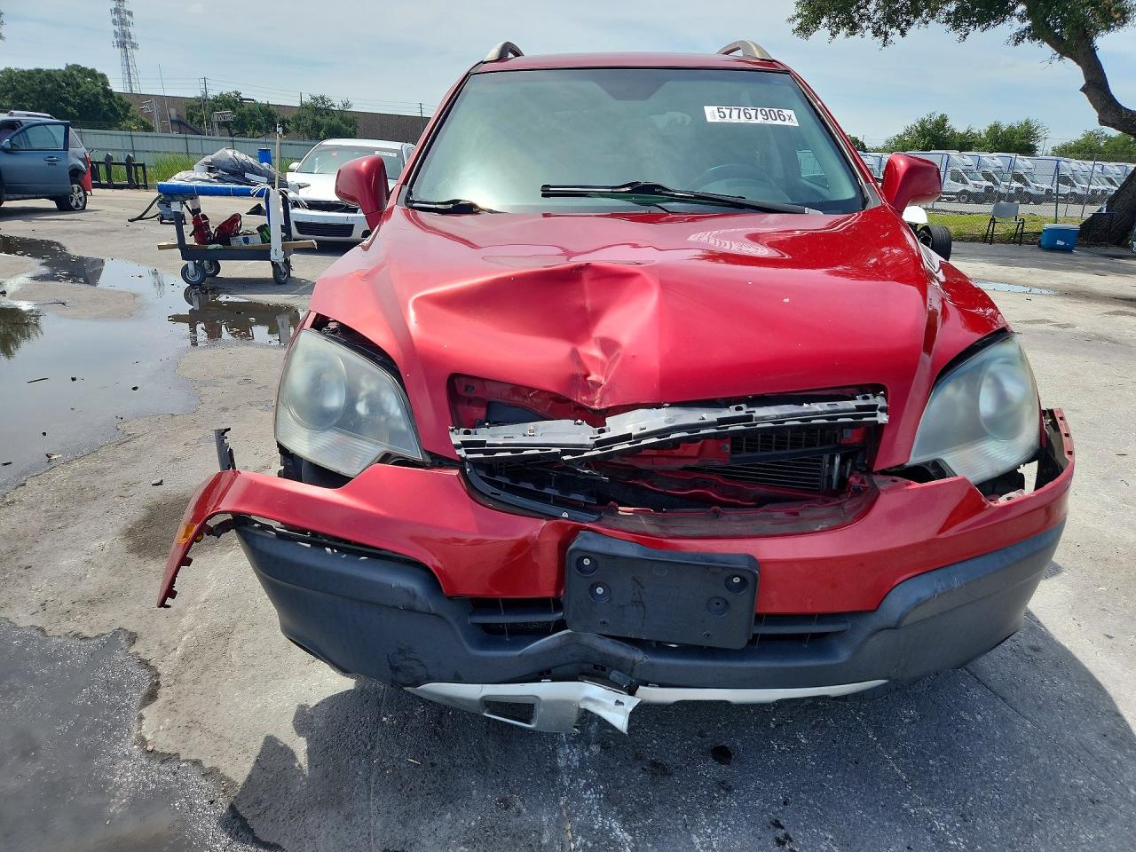 2015 Chevrolet Captiva Ls Red vin: 3GNAL2EKXFS503609