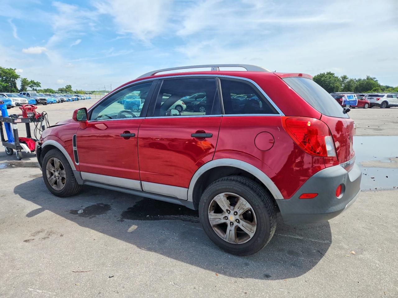 2015 Chevrolet Captiva Ls Red vin: 3GNAL2EKXFS503609