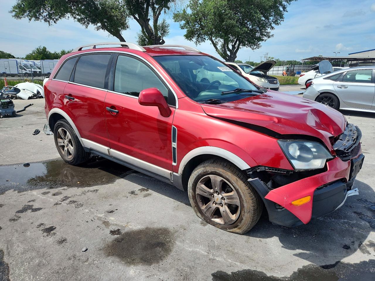 2015 Chevrolet Captiva Ls Red vin: 3GNAL2EKXFS503609