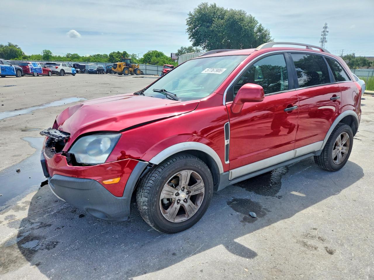 2015 Chevrolet Captiva Ls Red vin: 3GNAL2EKXFS503609