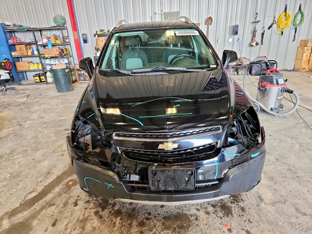 2015 Chevrolet Captiva Ls Black vin: 3GNAL2EKXFS508857