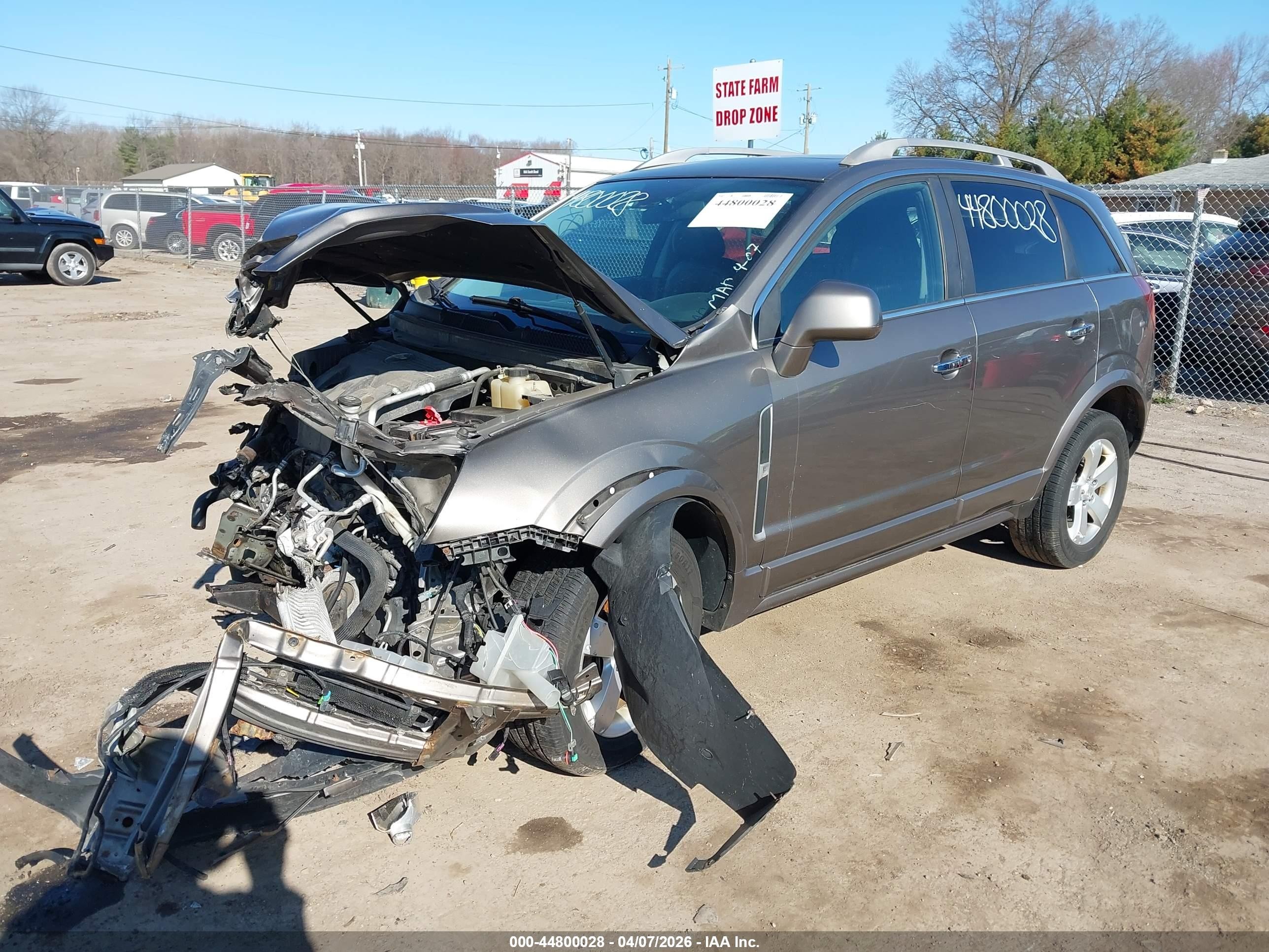2012 Chevrolet Captiva Sport Lt Серый vin: 3GNAL3E51CS621186
