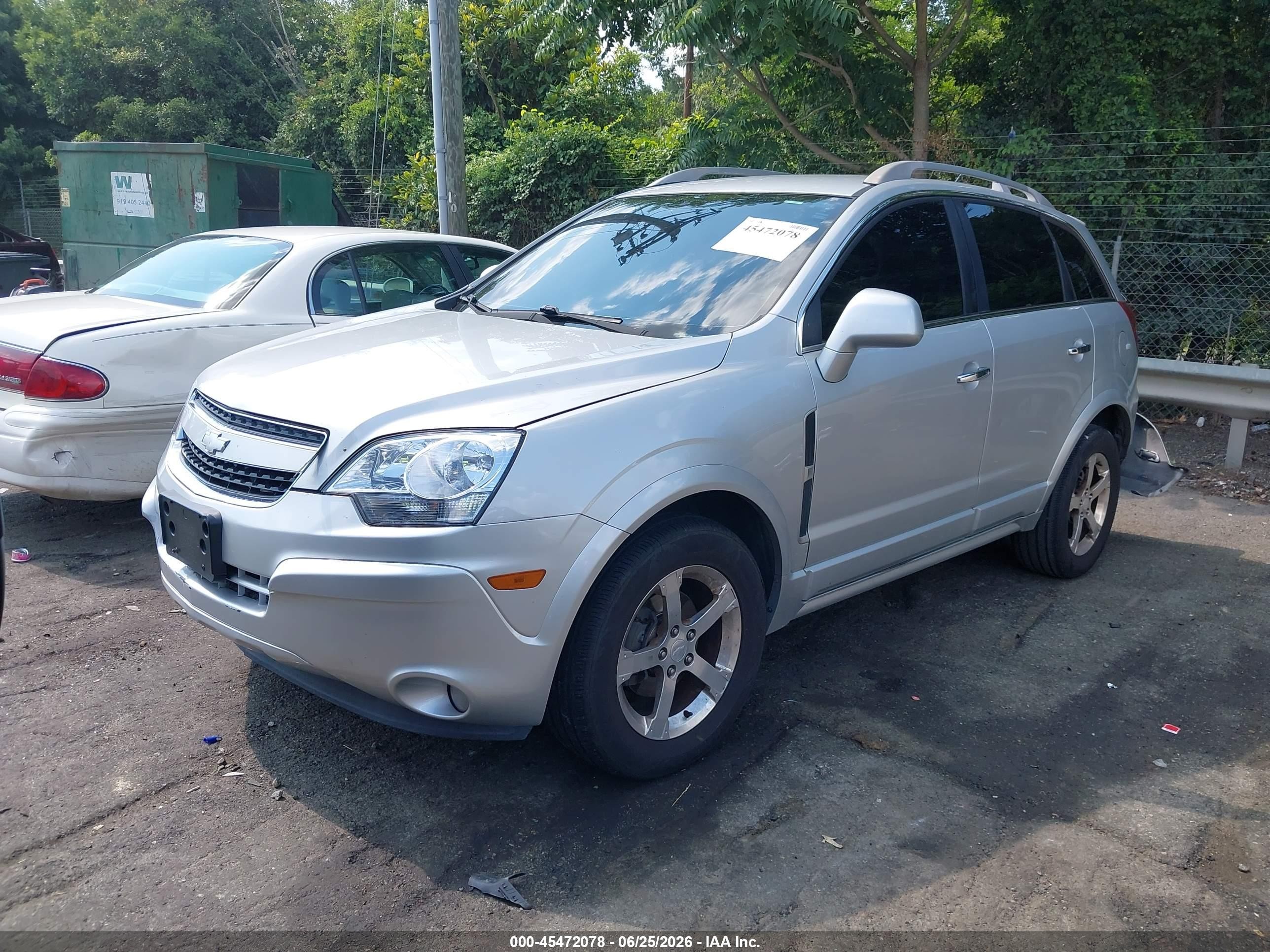 2012 Chevrolet Captiva Sport Lt Silver vin: 3GNAL3E55CS602317