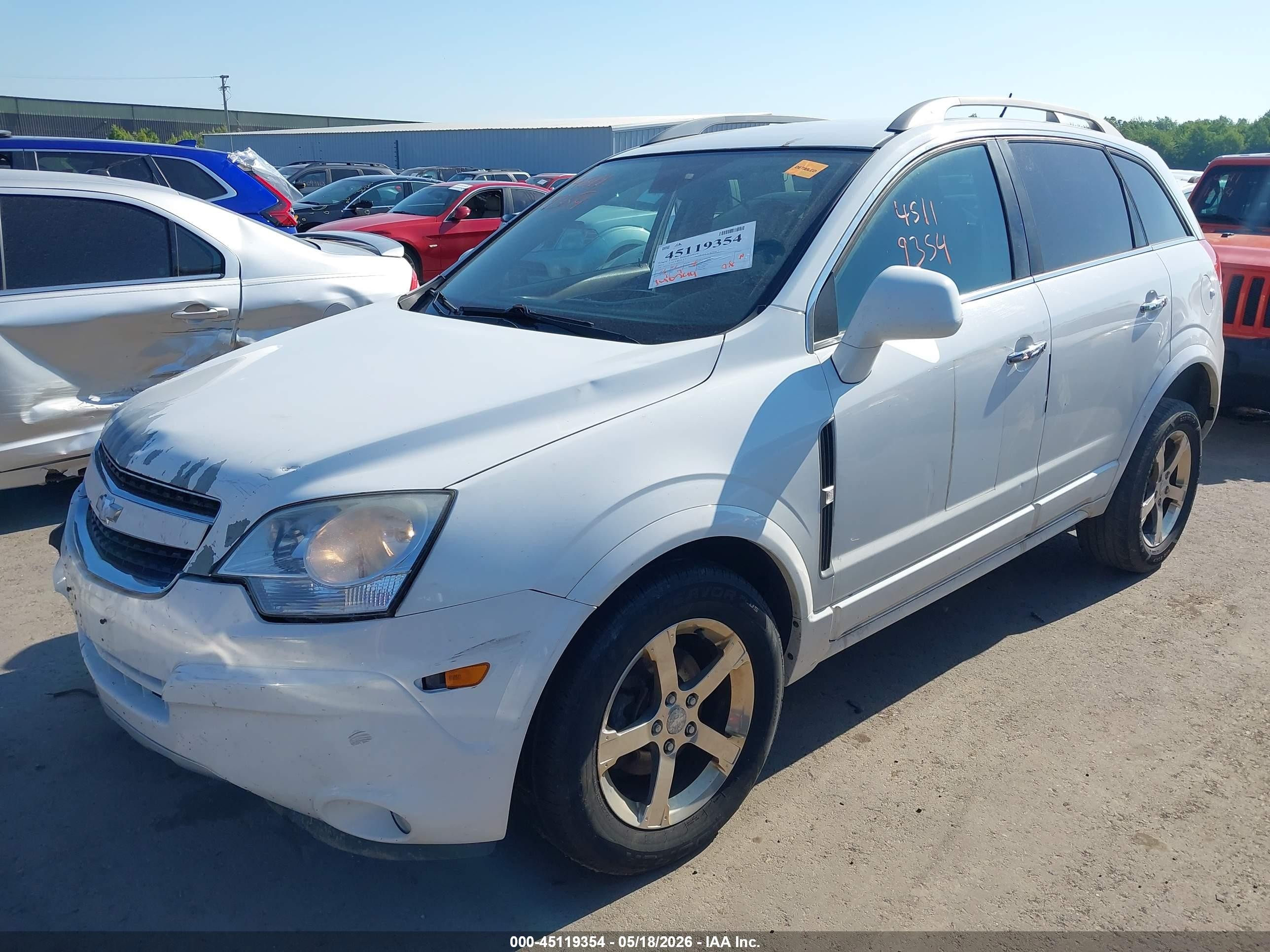 2012 Chevrolet Captiva Sport Lt Белый vin: 3GNAL3E57CS602724