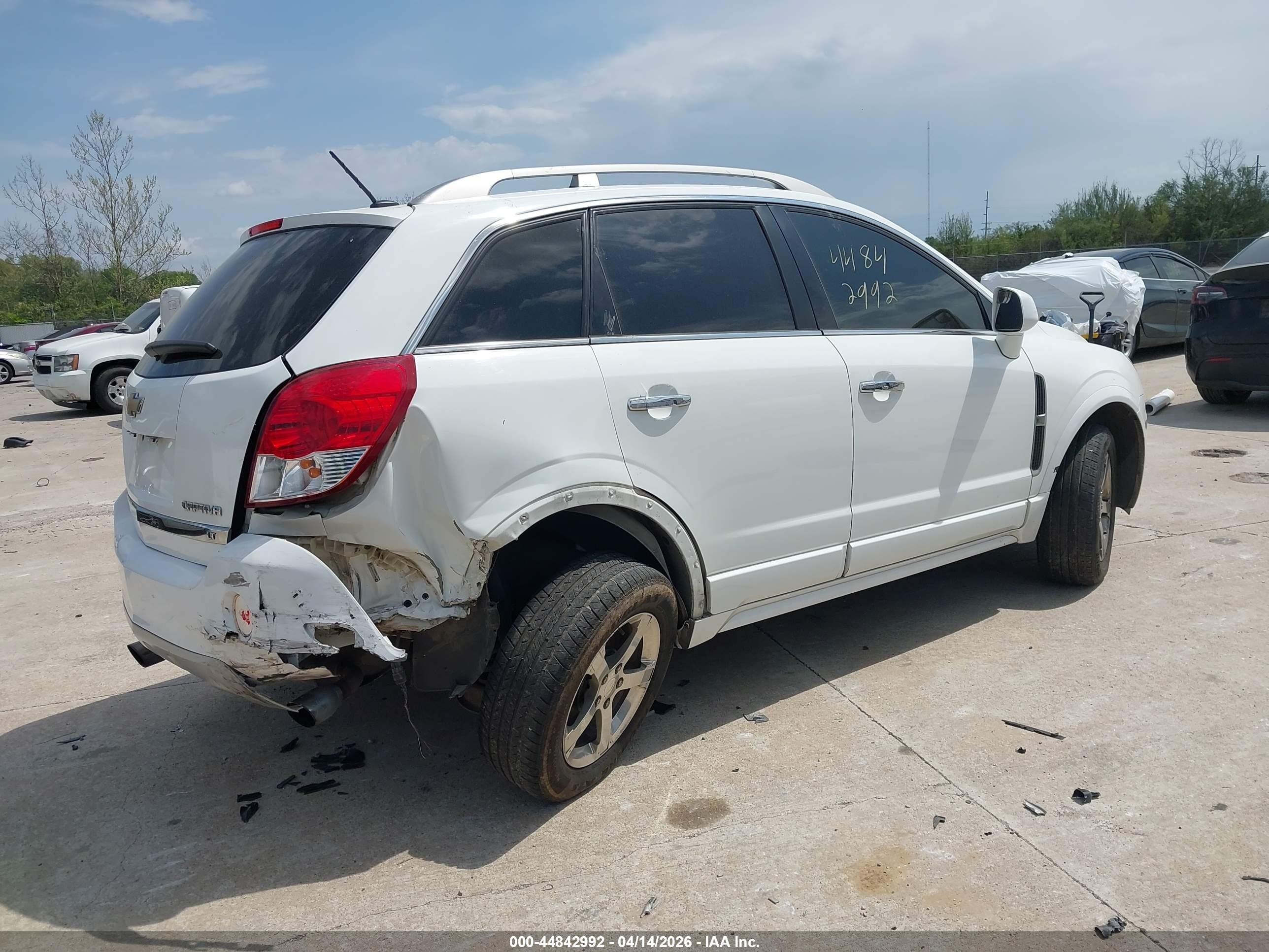 2012 Chevrolet Captiva Sport Lt White vin: 3GNAL3E57CS642219