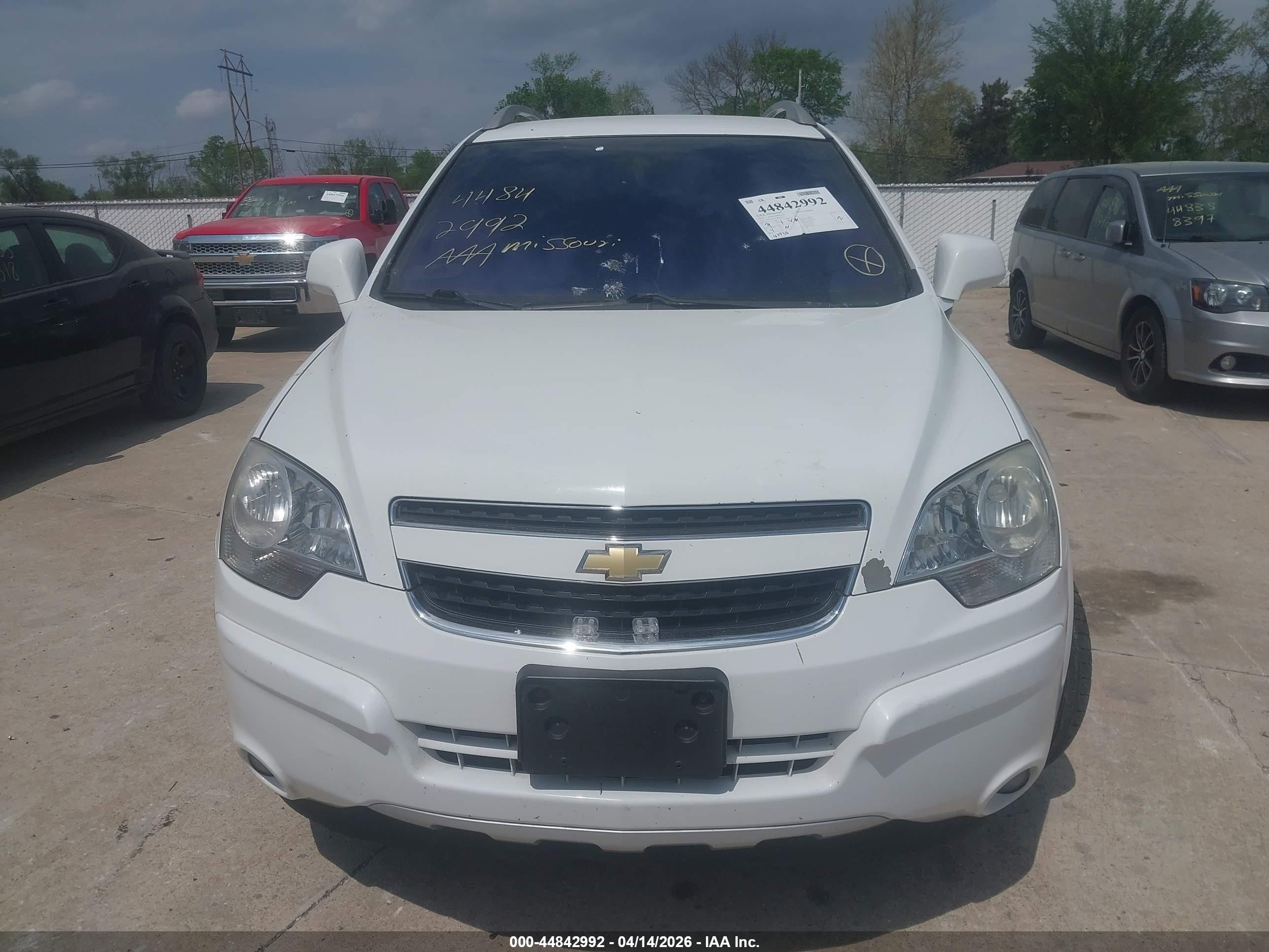 2012 Chevrolet Captiva Sport Lt White vin: 3GNAL3E57CS642219