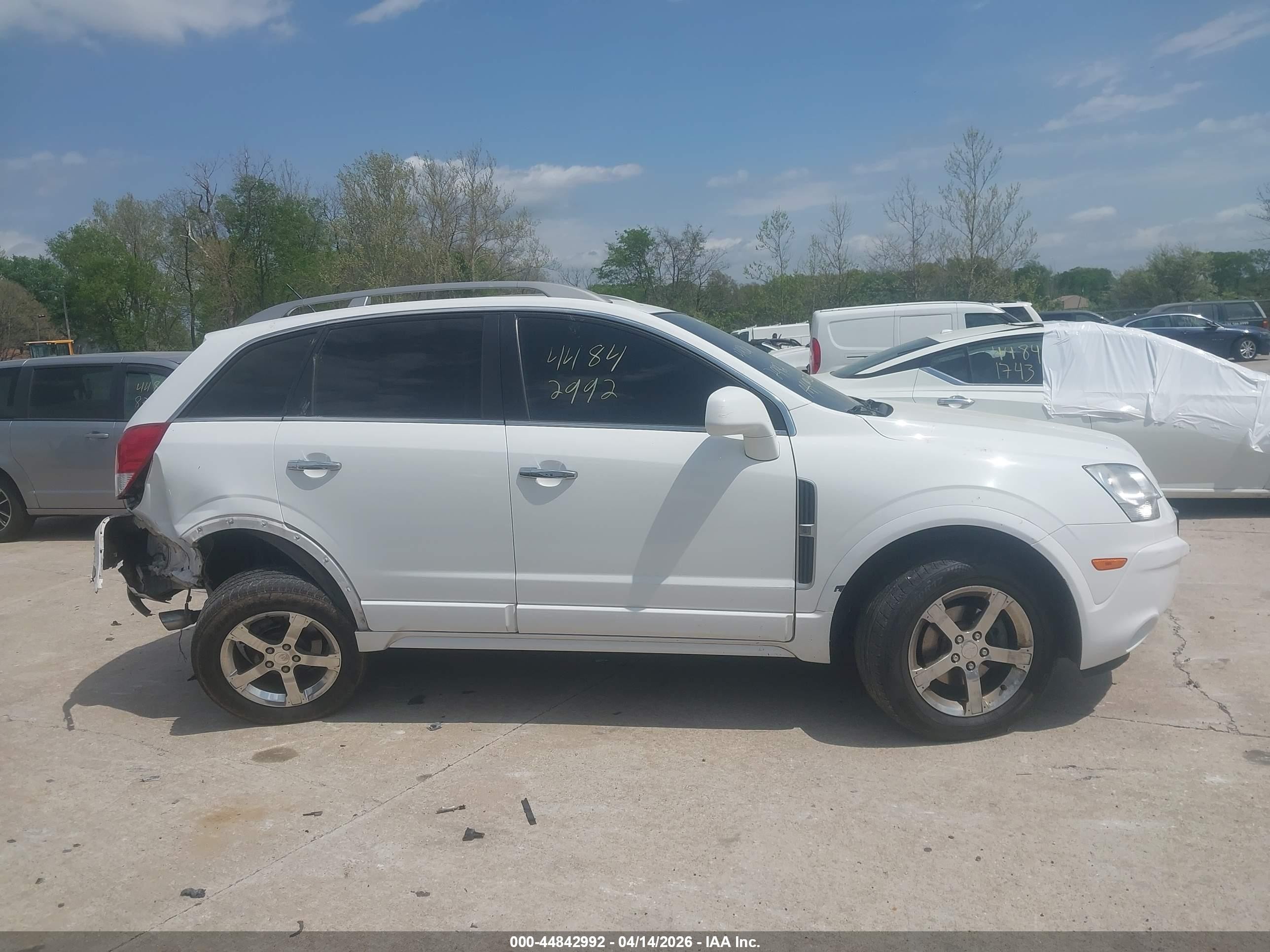 2012 Chevrolet Captiva Sport Lt White vin: 3GNAL3E57CS642219