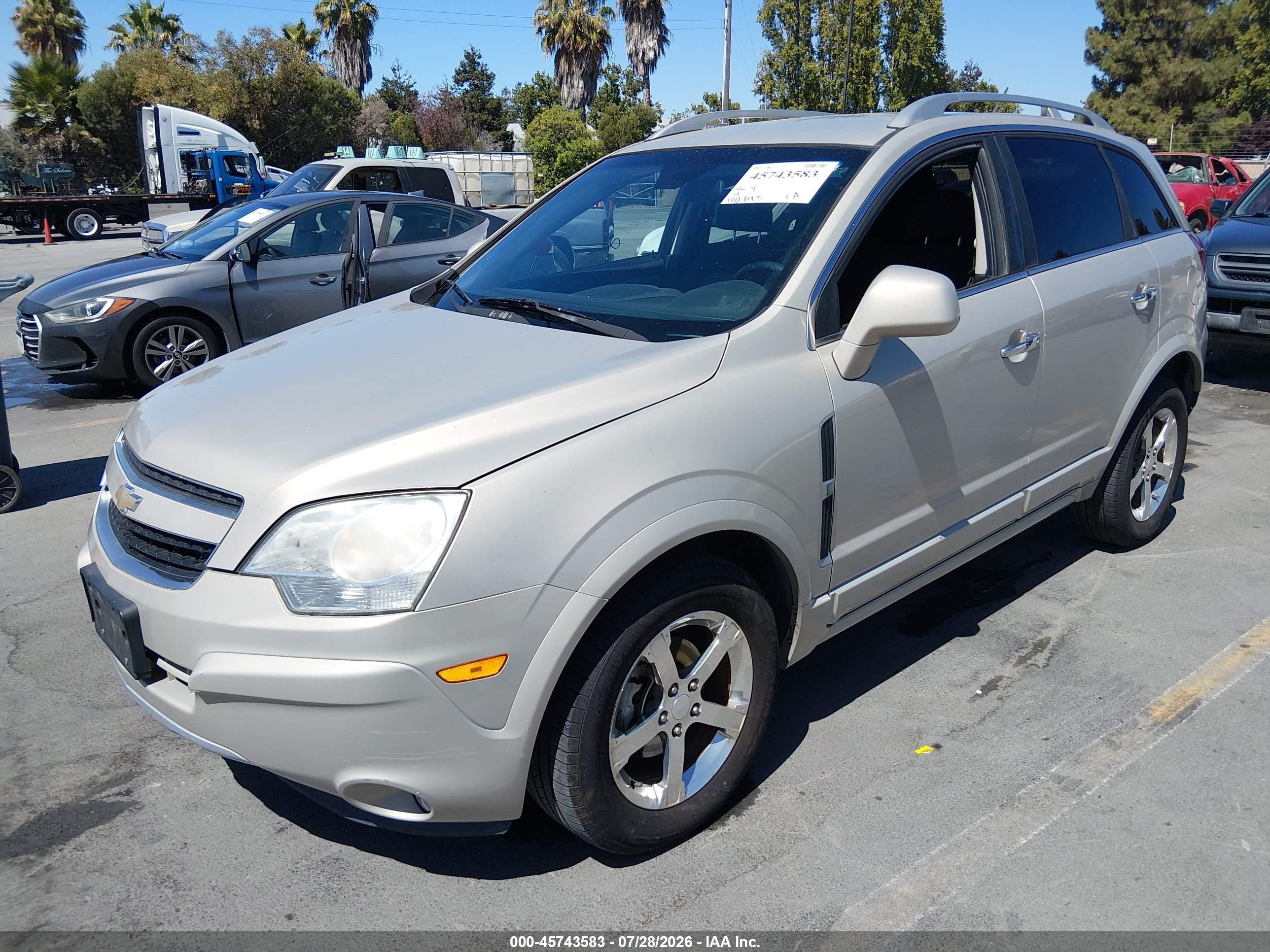 2012 Chevrolet Captiva Sport Lt Gold vin: 3GNAL3E58CS543621