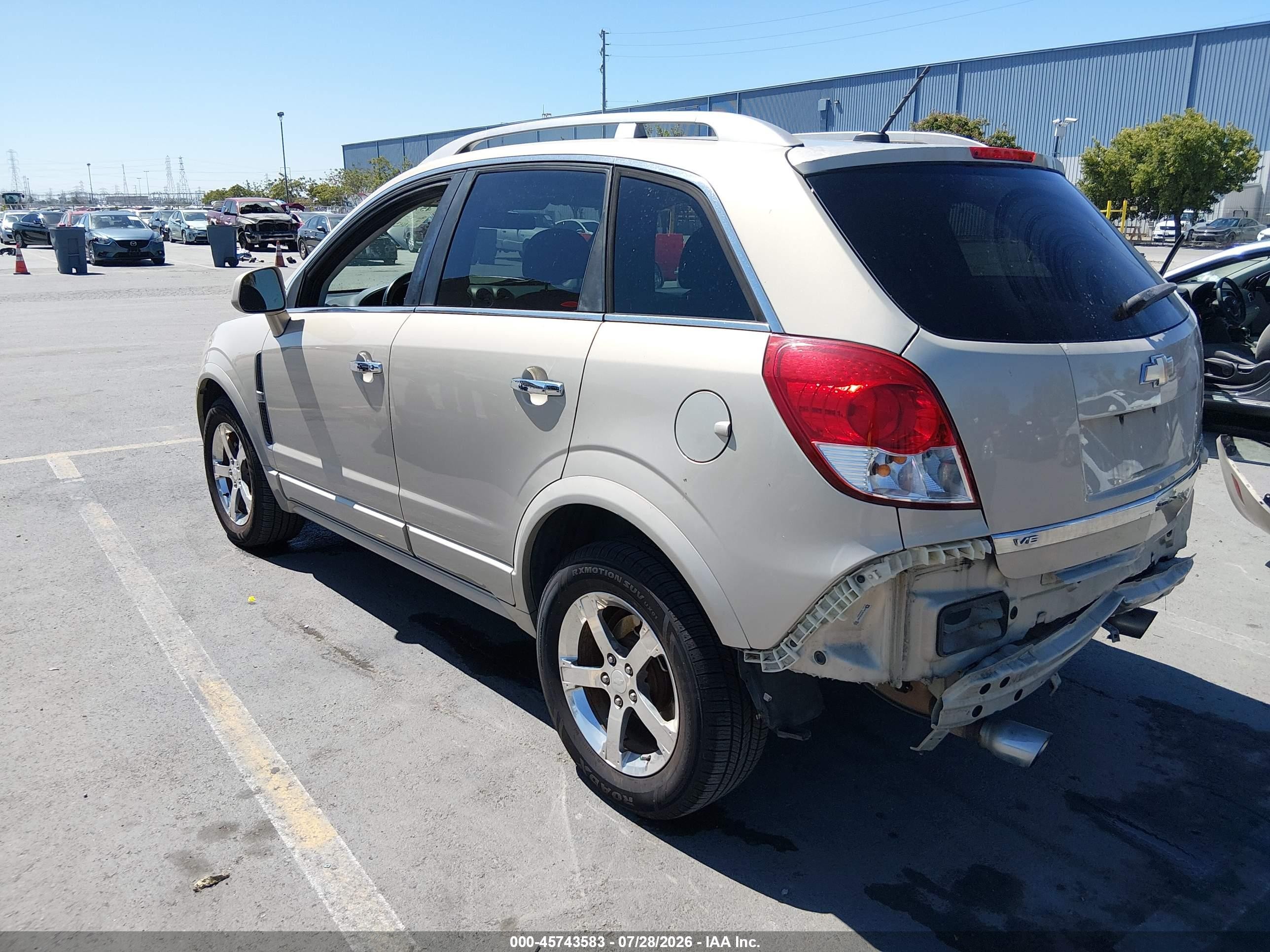 2012 Chevrolet Captiva Sport Lt Gold vin: 3GNAL3E58CS543621