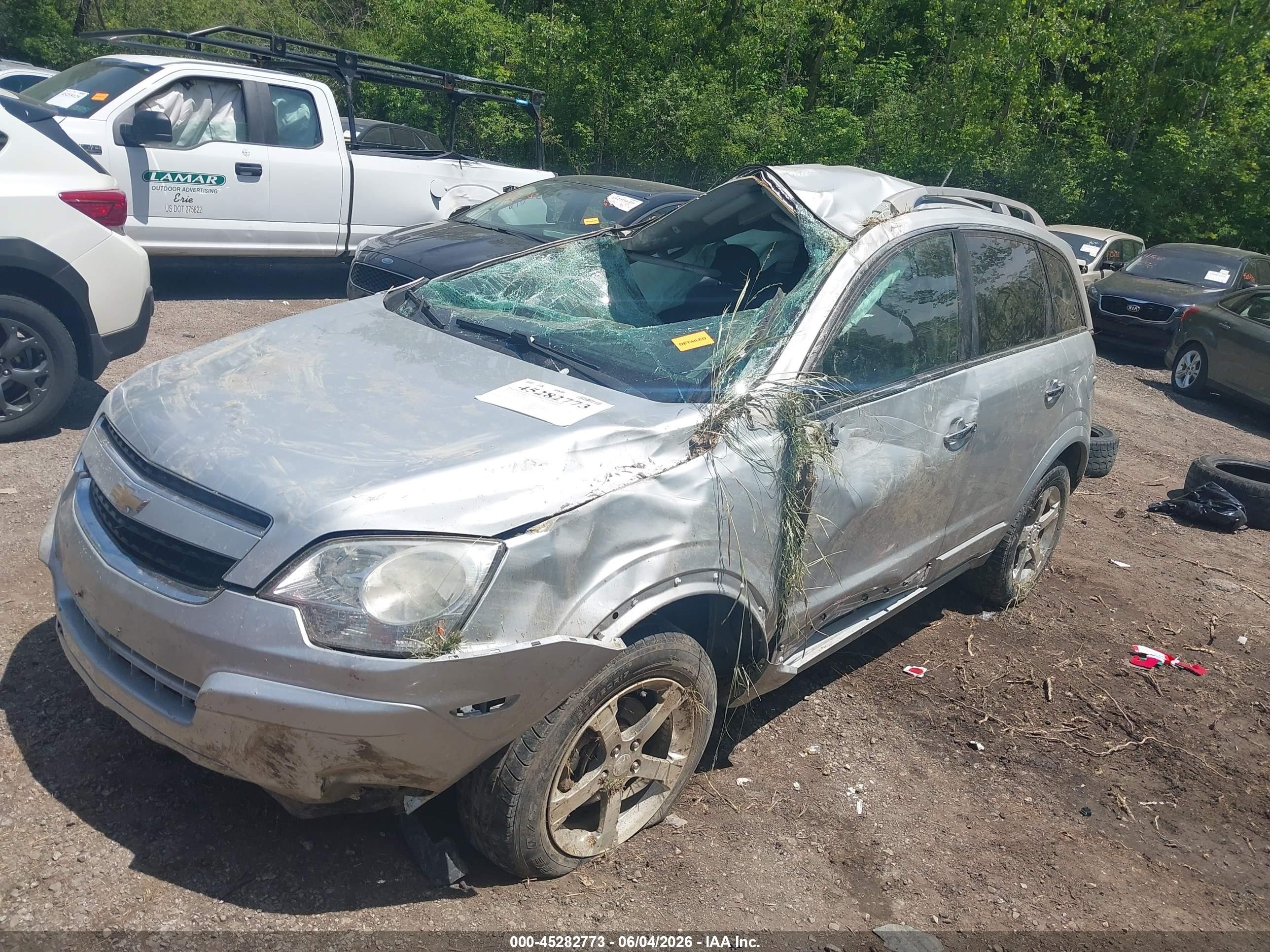 2012 Chevrolet Captiva Sport Lt Серебряный vin: 3GNAL3E59CS598384