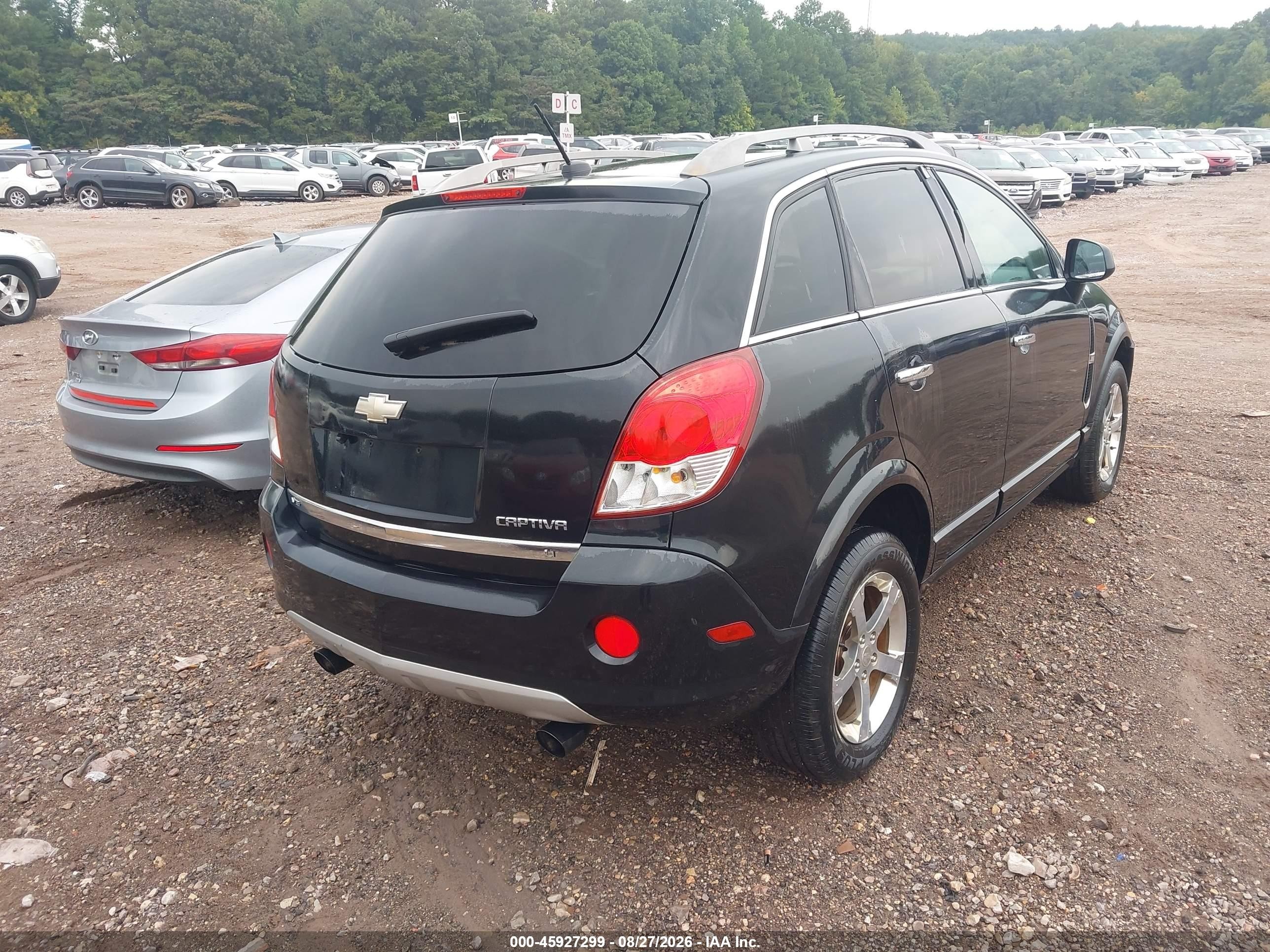 2012 Chevrolet Captiva Sport Lt Black vin: 3GNAL3E5XCS603298