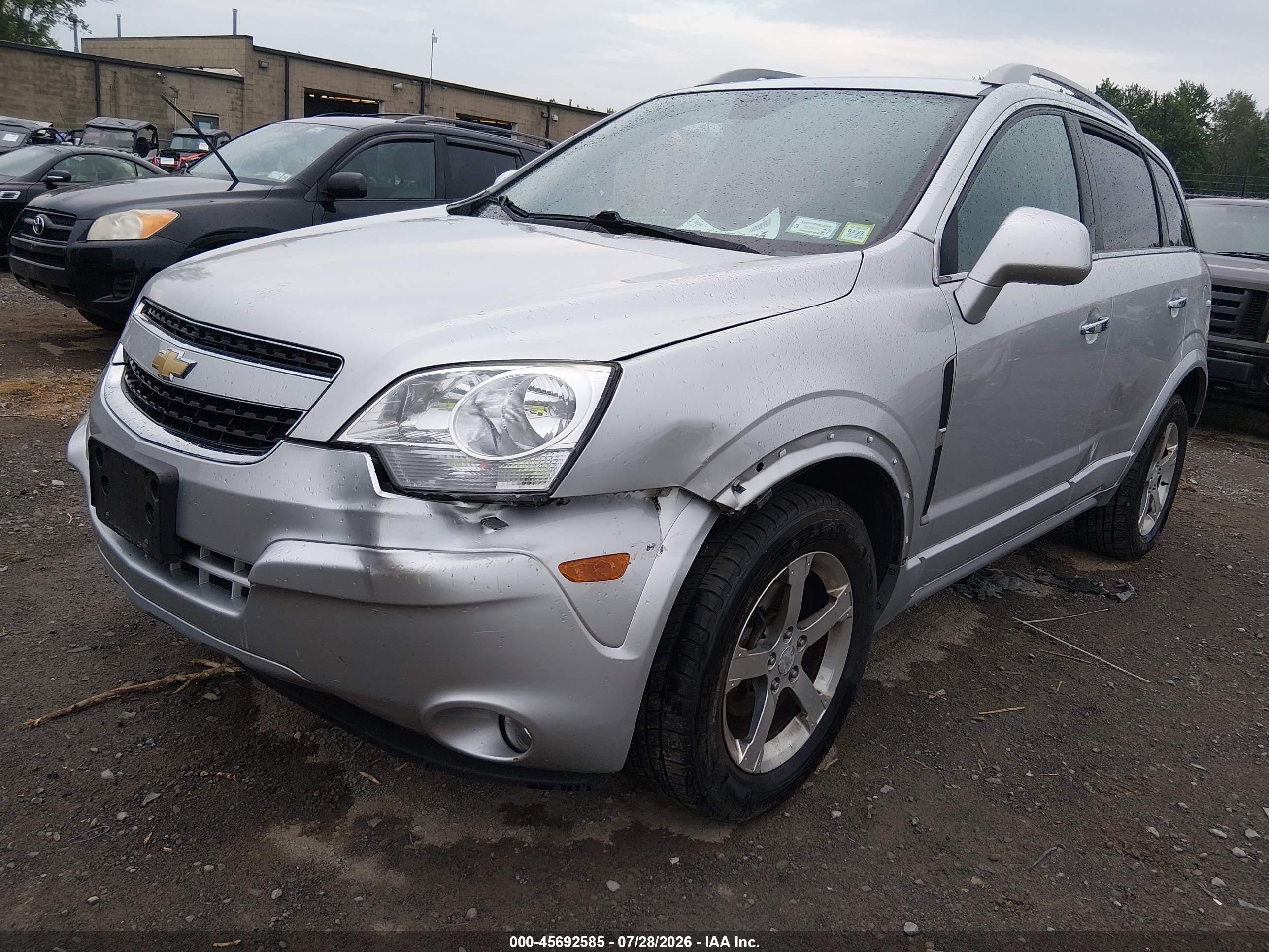 2012 Chevrolet Captiva Sport Lt Silver vin: 3GNAL3E5XCS639704