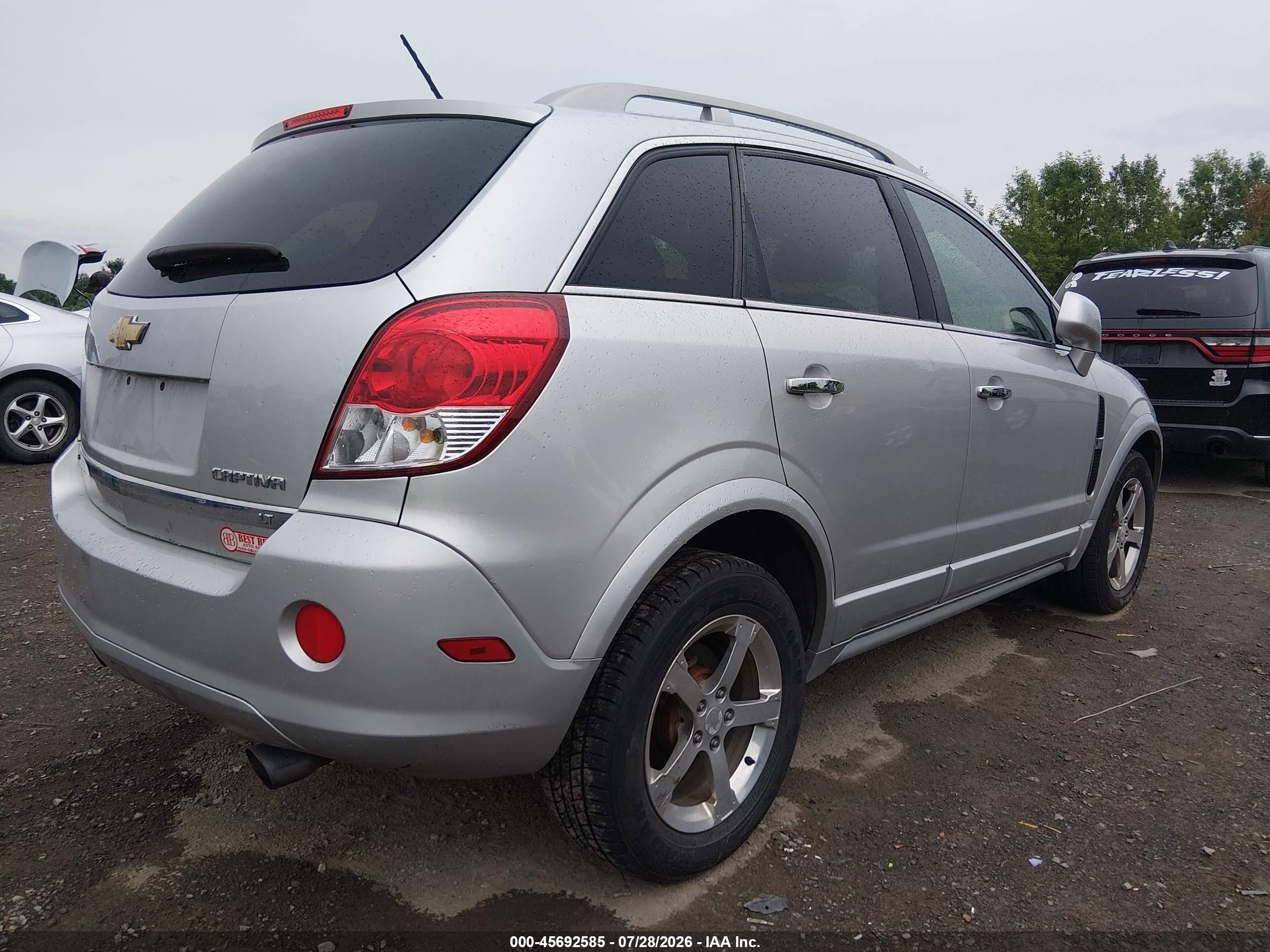 2012 Chevrolet Captiva Sport Lt Silver vin: 3GNAL3E5XCS639704