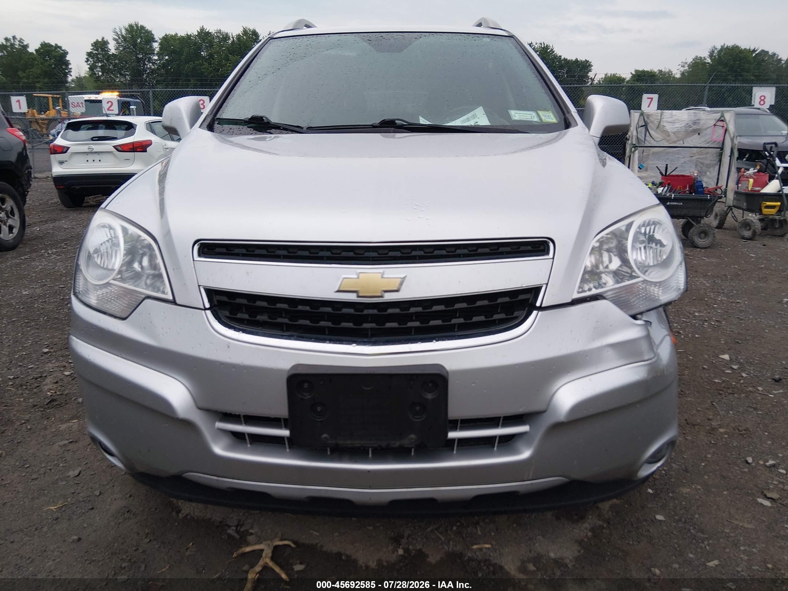2012 Chevrolet Captiva Sport Lt Silver vin: 3GNAL3E5XCS639704