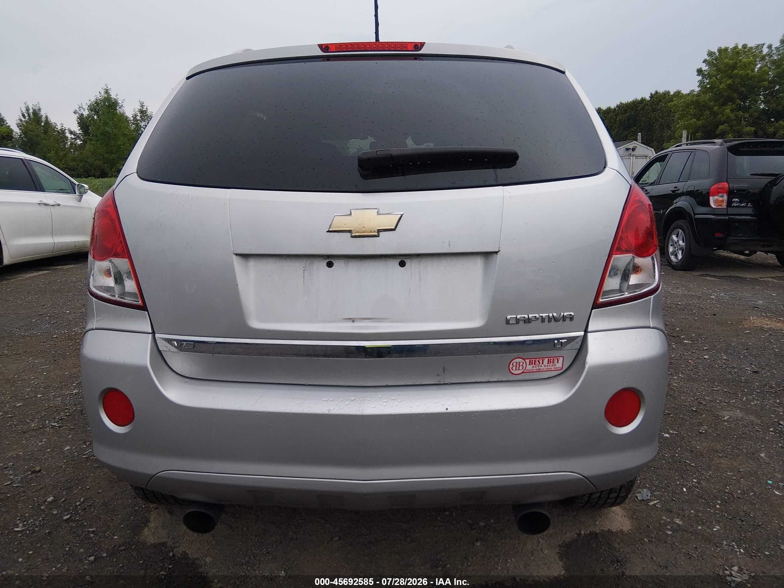 2012 Chevrolet Captiva Sport Lt Silver vin: 3GNAL3E5XCS639704