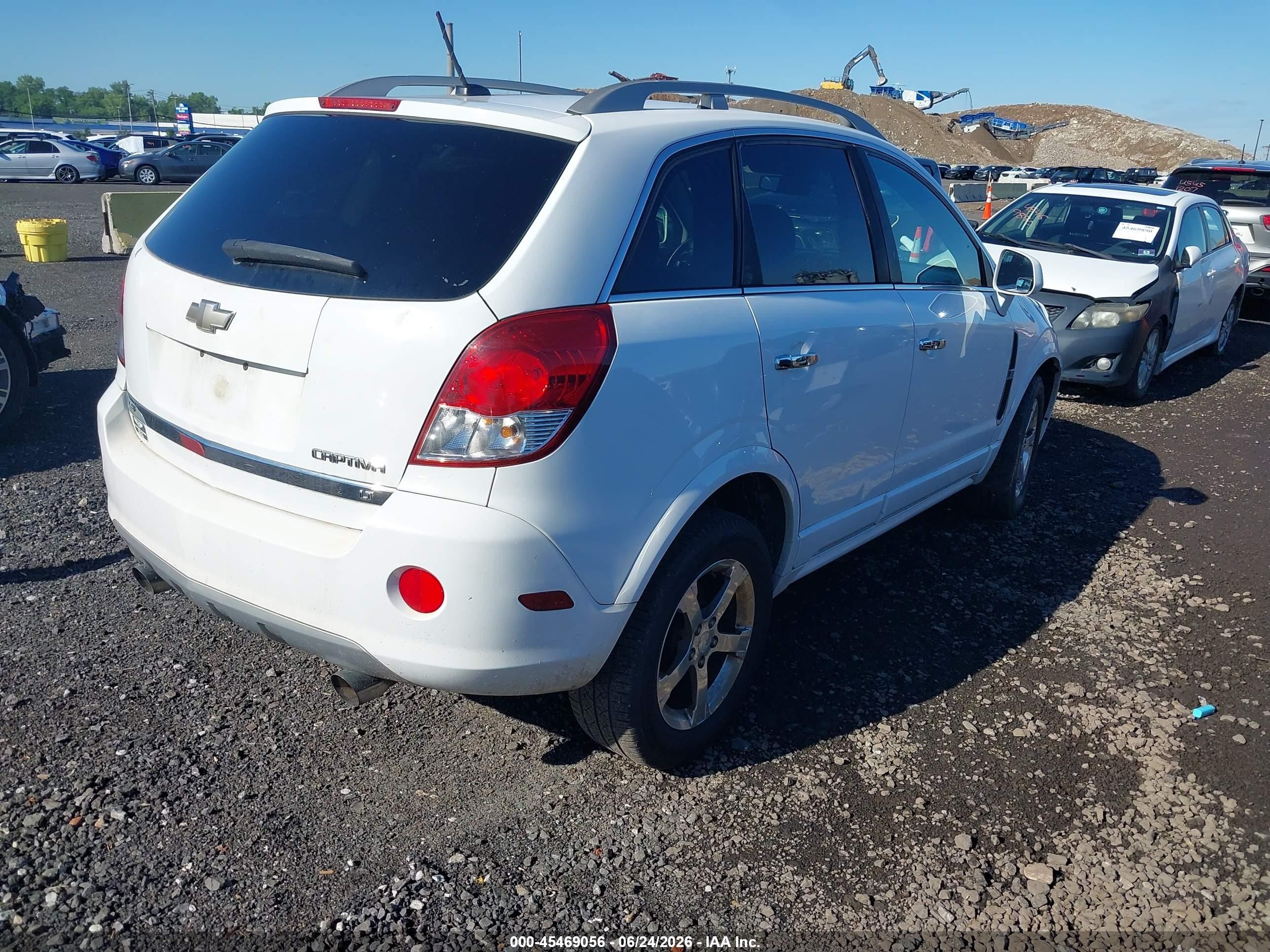 2012 Chevrolet Captiva Sport Lt White vin: 3GNAL3E5XCS652422