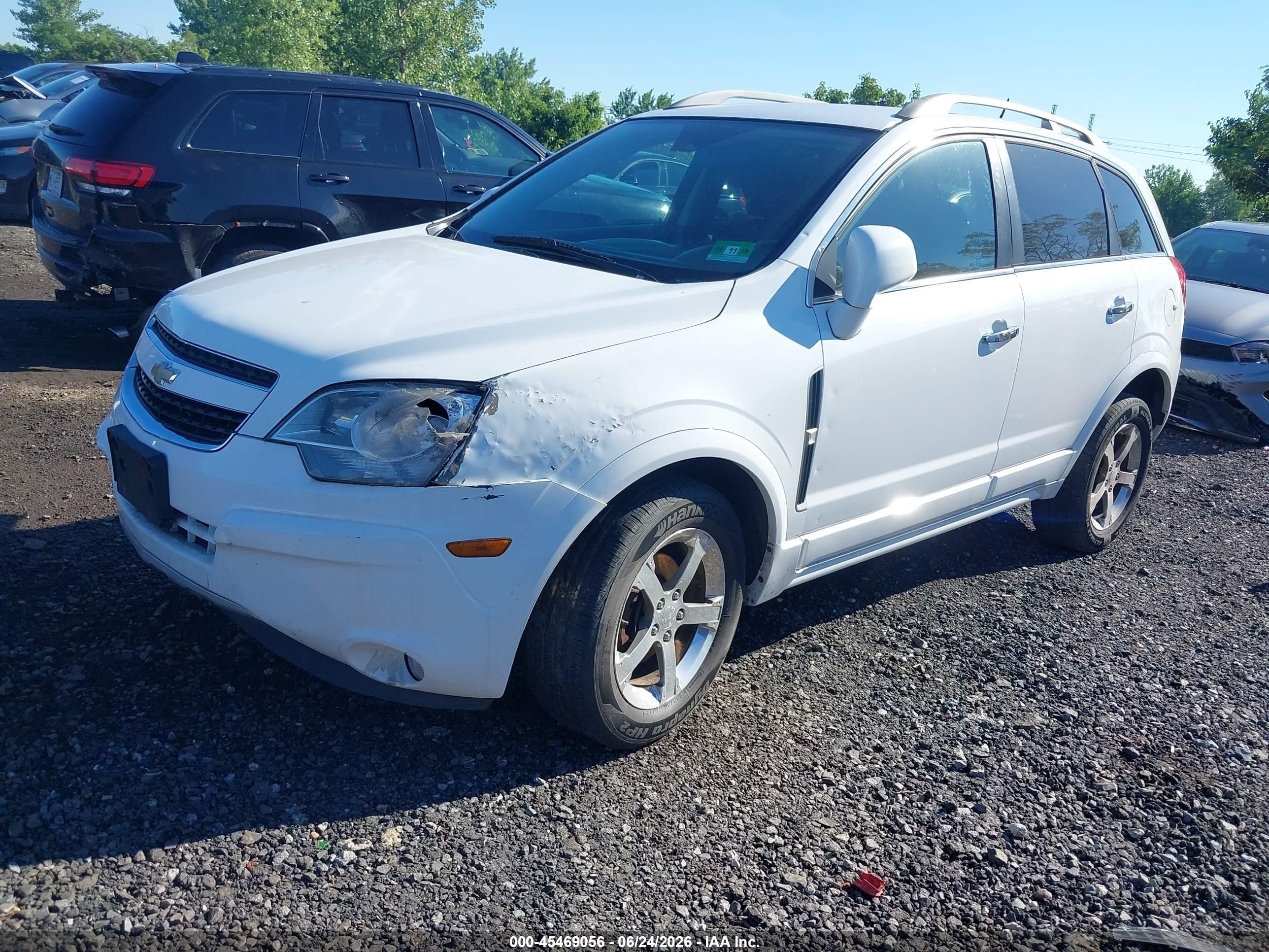 2012 Chevrolet Captiva Sport Lt White vin: 3GNAL3E5XCS652422
