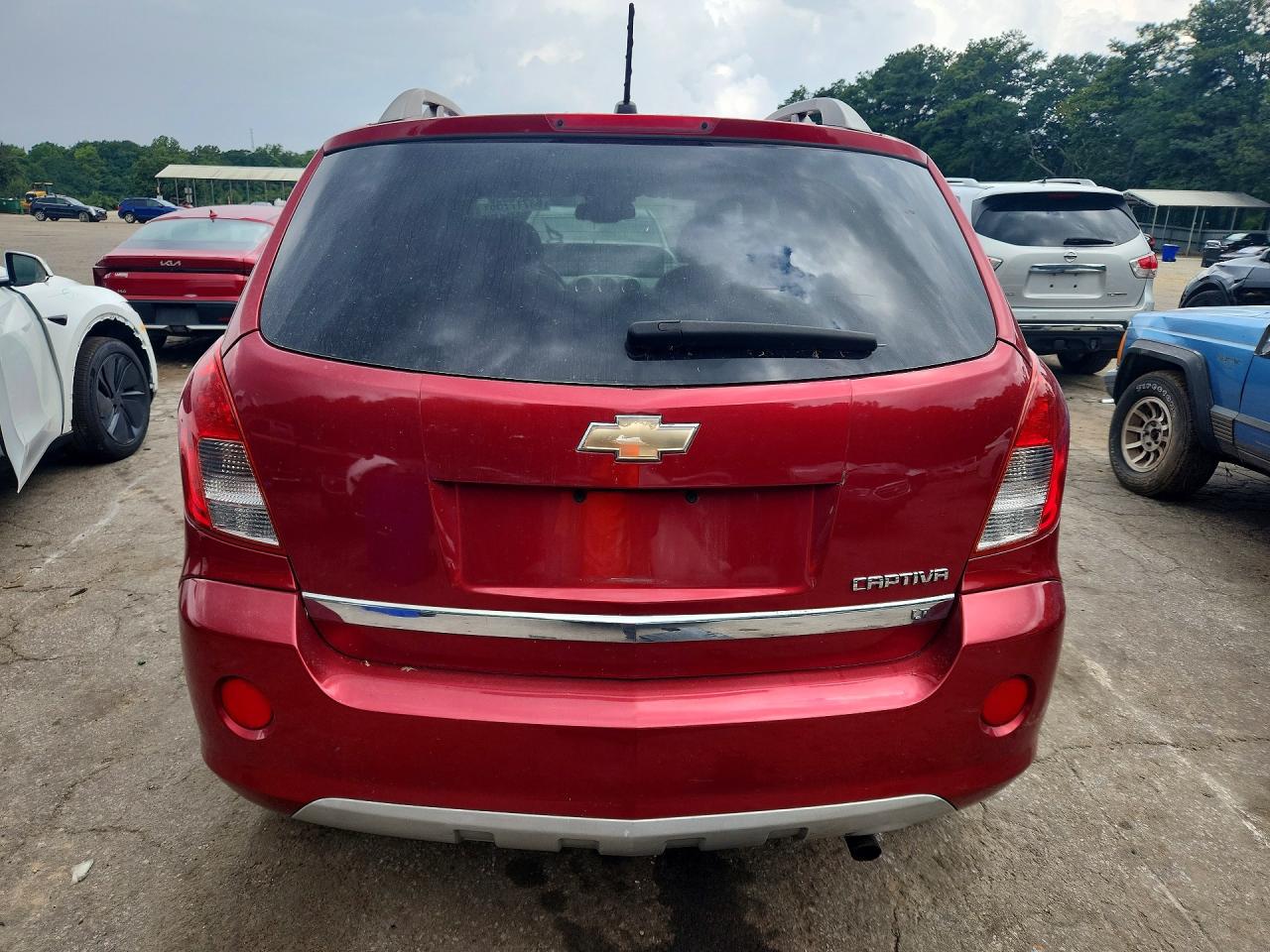 2013 Chevrolet Captiva Lt Красный vin: 3GNAL3EK0DS634888