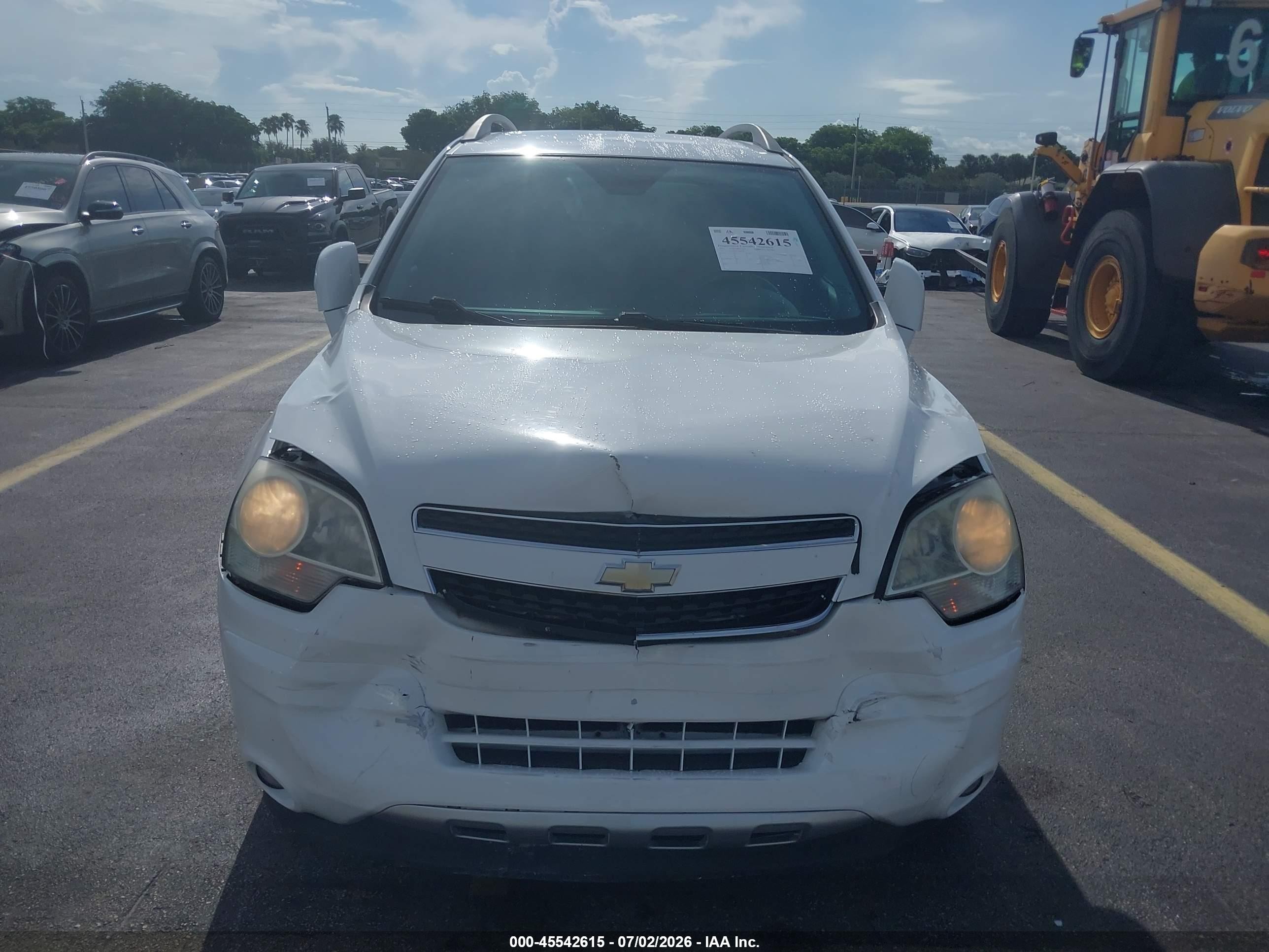 2014 Chevrolet Captiva Sport Fleet Lt White vin: 3GNAL3EK0ES600841