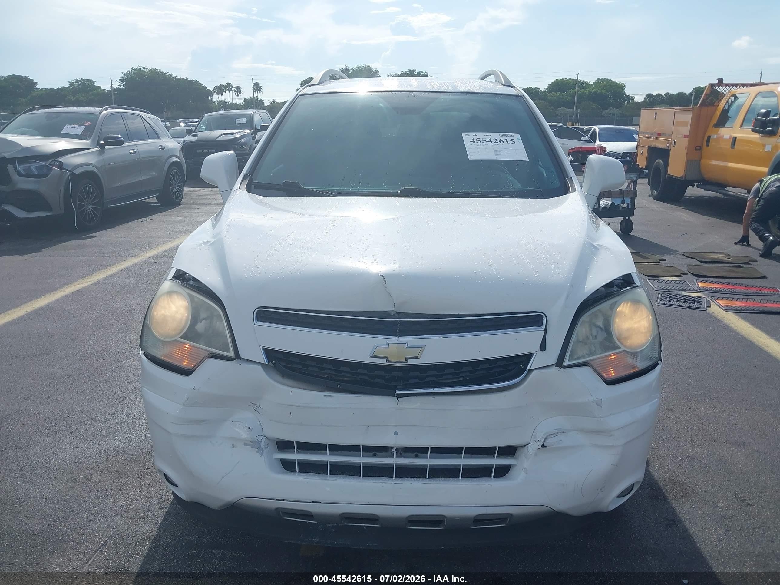 2014 Chevrolet Captiva Sport Fleet Lt White vin: 3GNAL3EK0ES600841