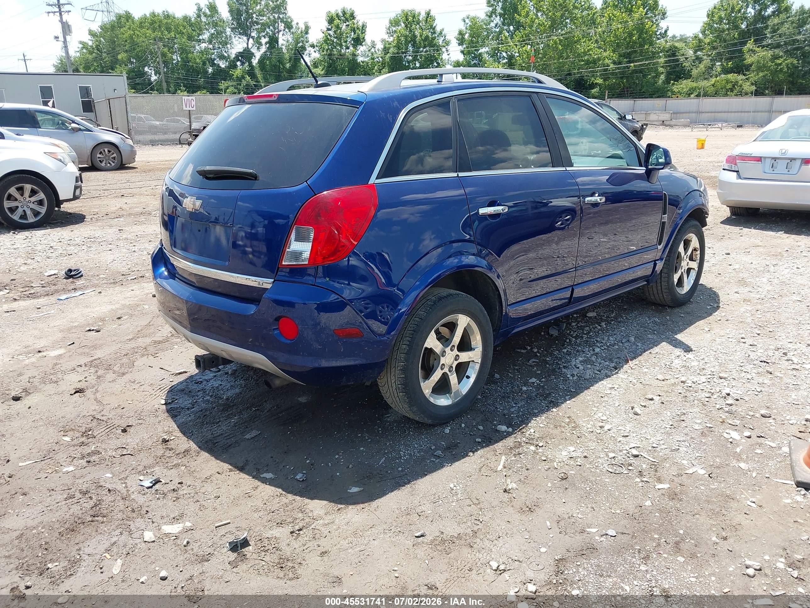 2013 Chevrolet Captiva Sport Fleet Lt Blue vin: 3GNAL3EK1DS582199