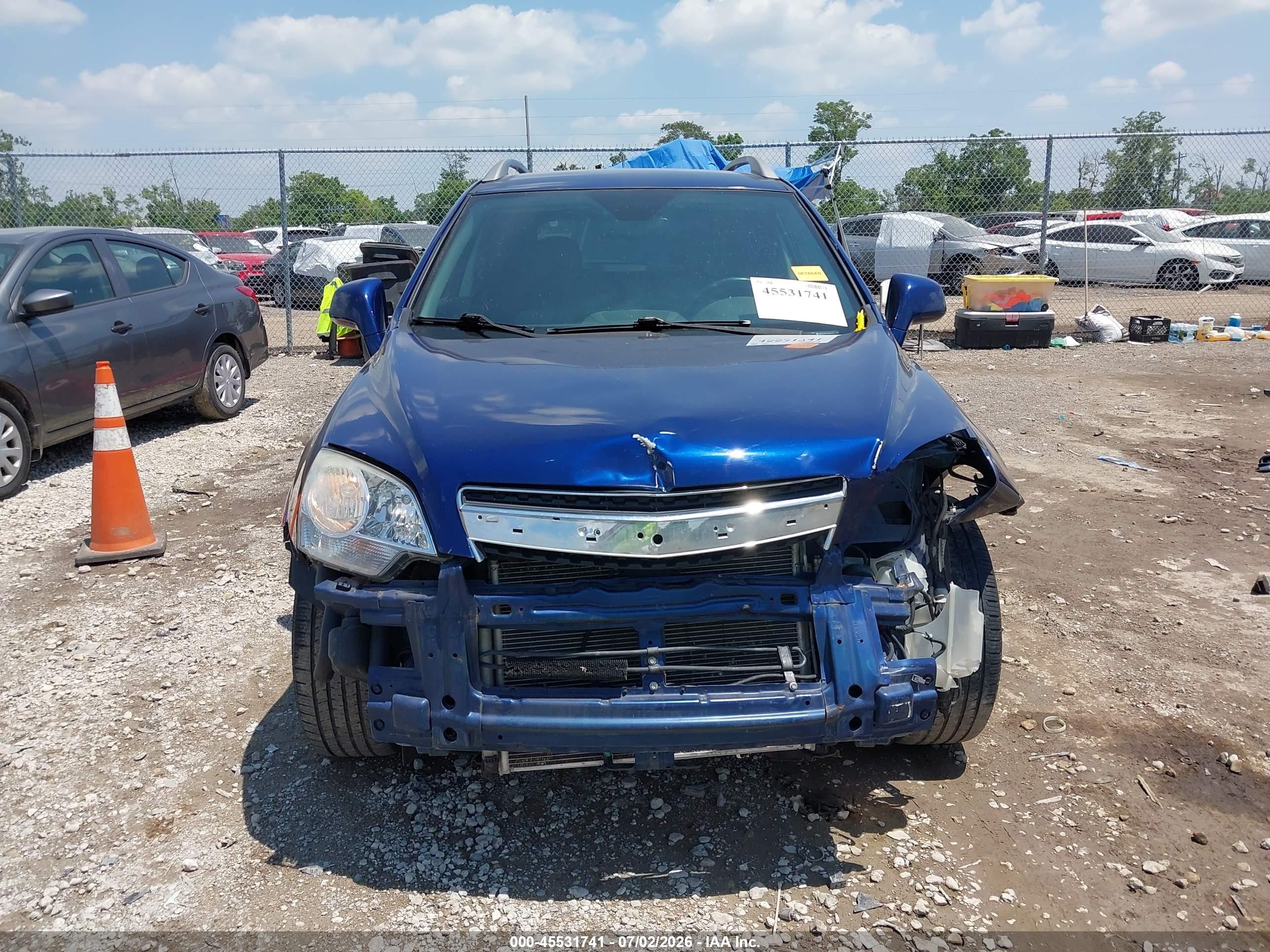 2013 Chevrolet Captiva Sport Fleet Lt Blue vin: 3GNAL3EK1DS582199