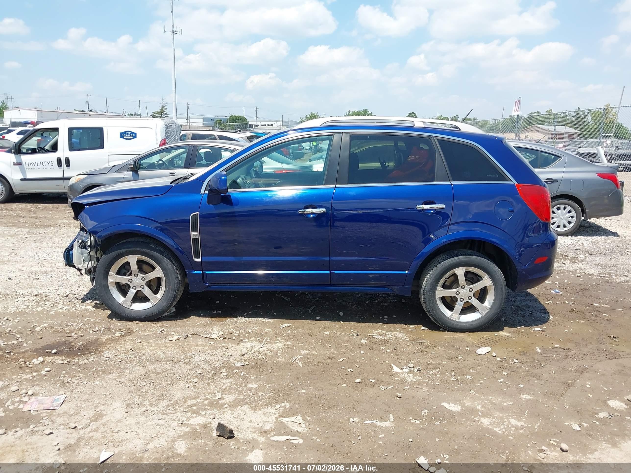 2013 Chevrolet Captiva Sport Fleet Lt Blue vin: 3GNAL3EK1DS582199