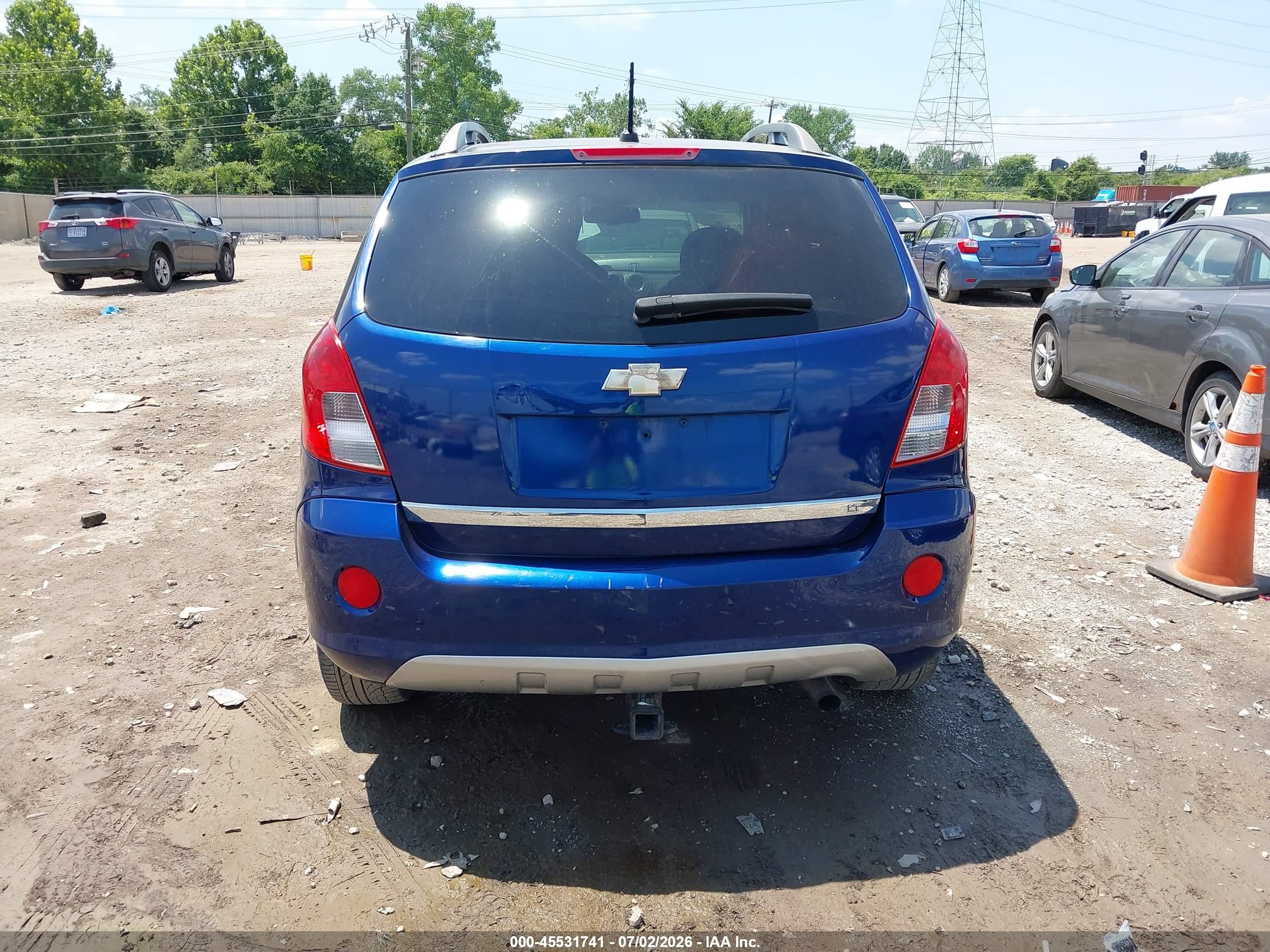 2013 Chevrolet Captiva Sport Fleet Lt Blue vin: 3GNAL3EK1DS582199