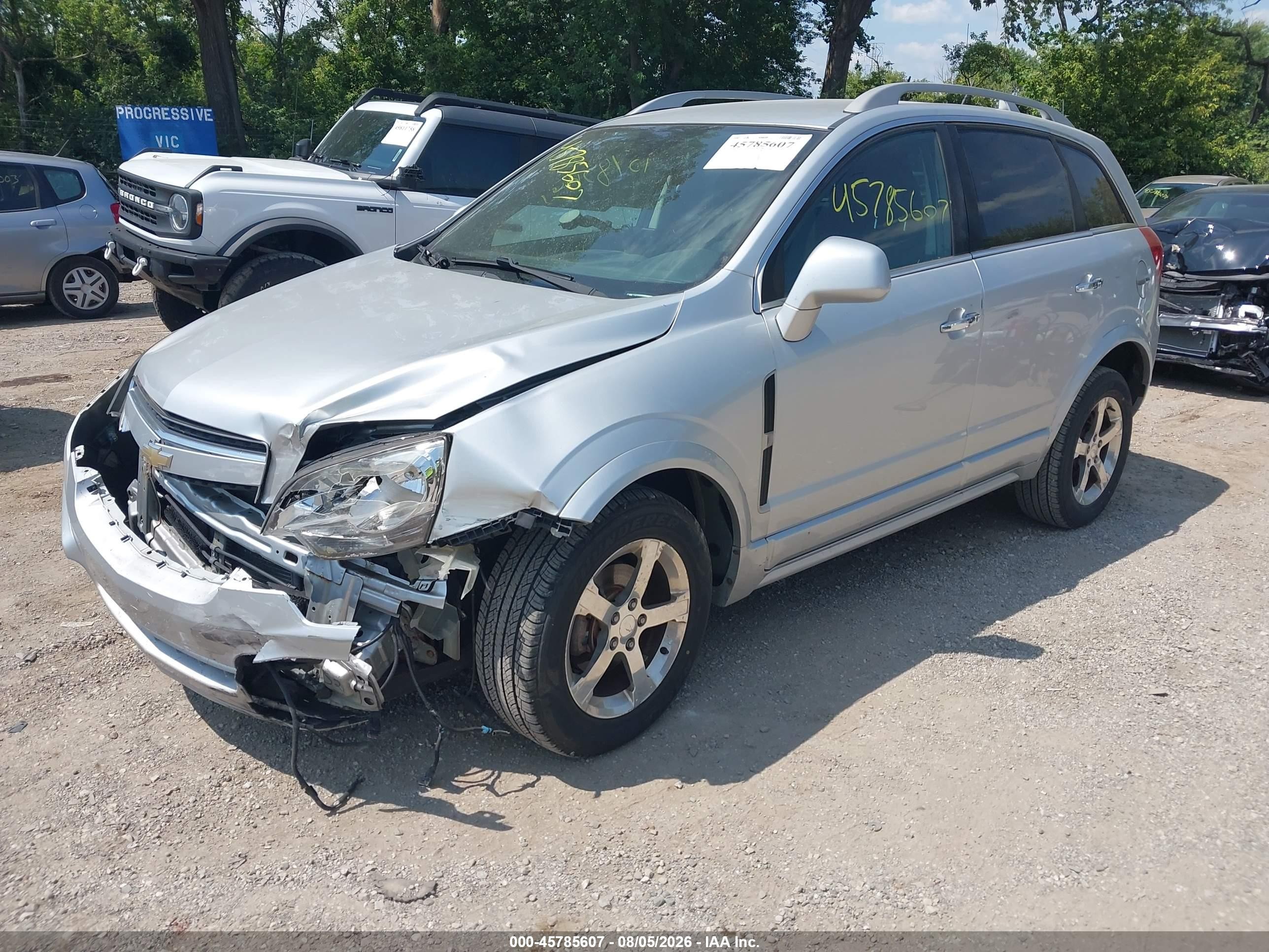 2013 Chevrolet Captiva Sport Fleet Lt Silver vin: 3GNAL3EK1DS629800
