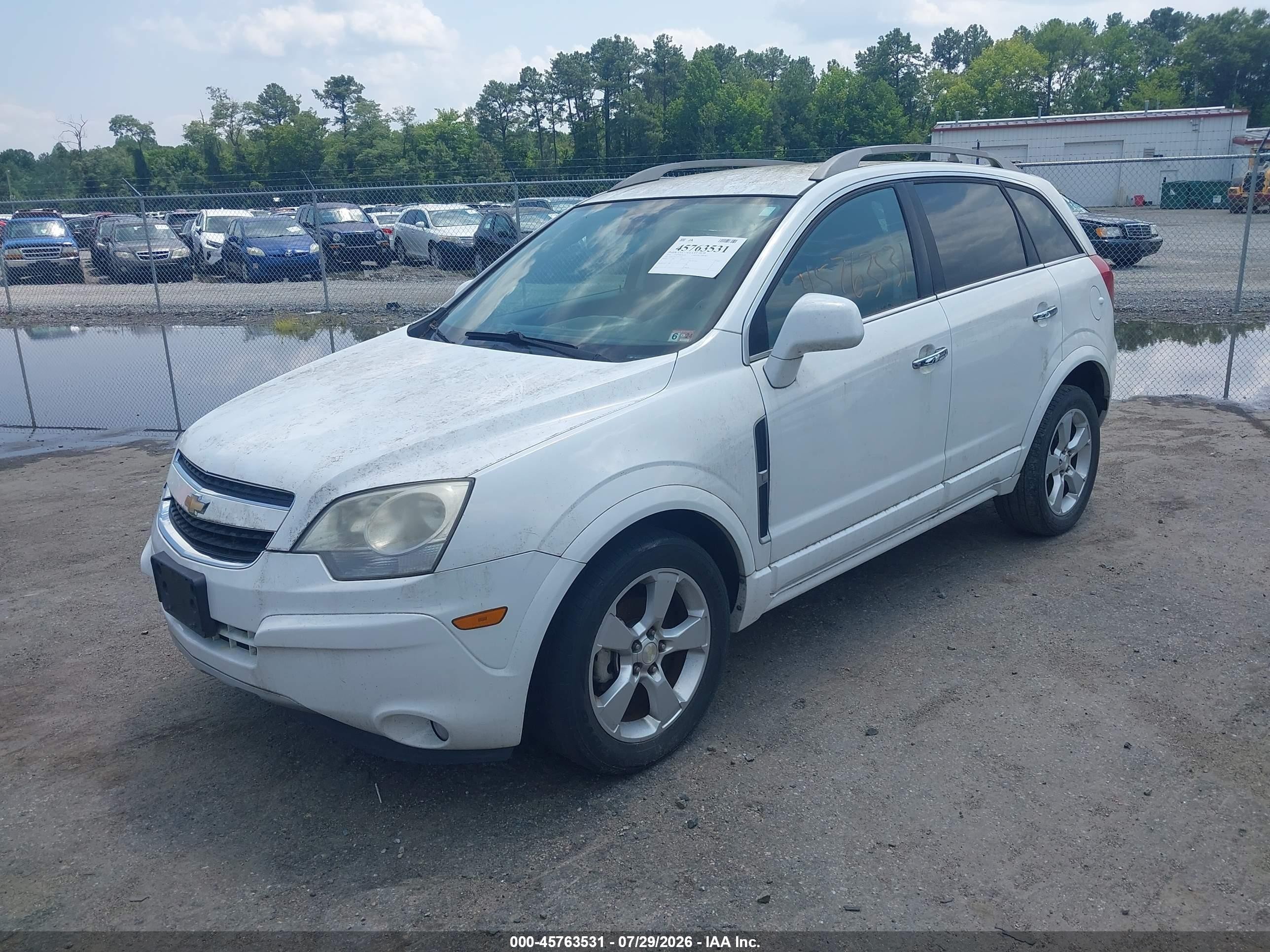 2014 Chevrolet Captiva Sport Fleet Lt White vin: 3GNAL3EK1ES577666