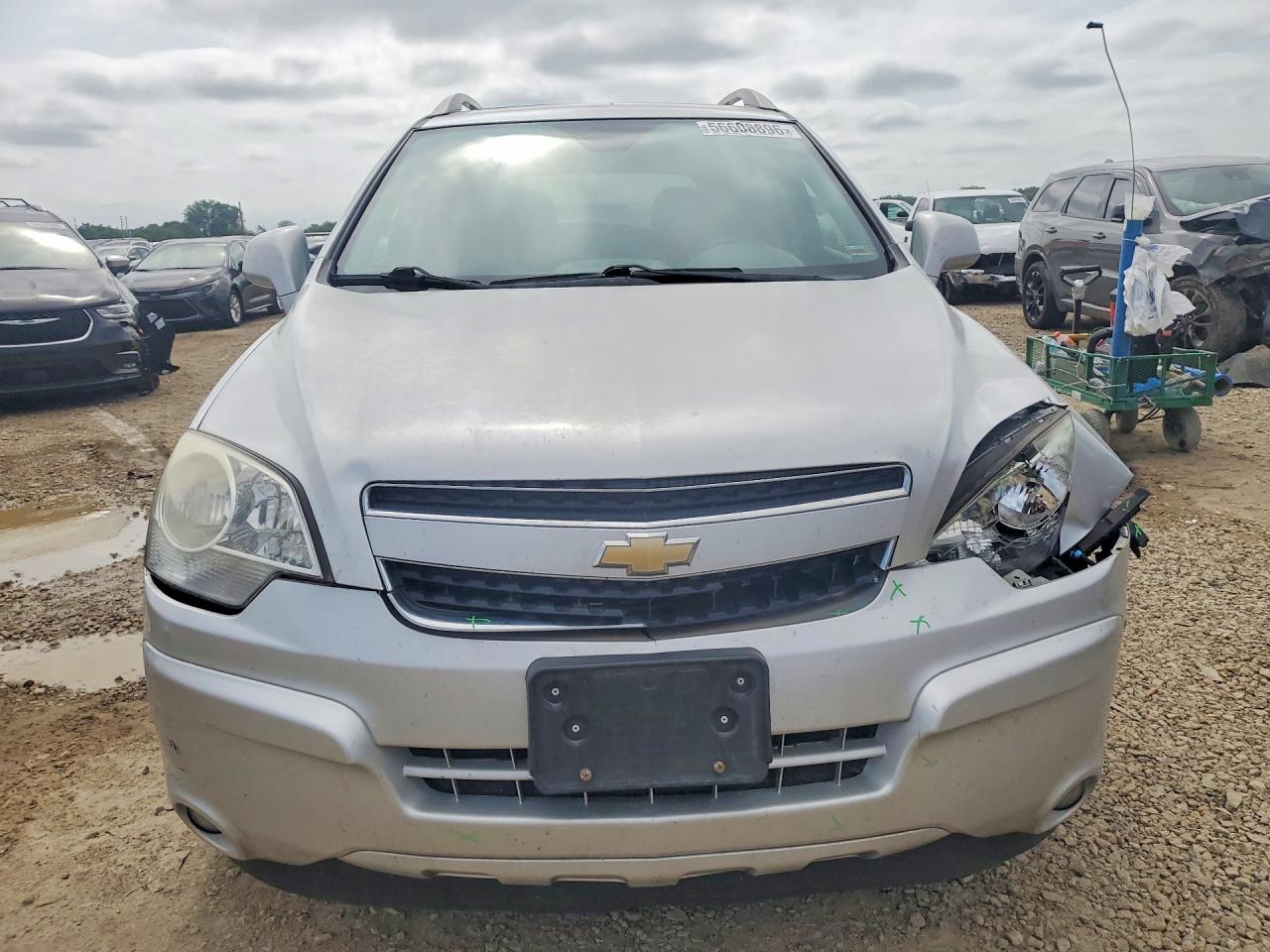 2014 Chevrolet Captiva Lt Silver vin: 3GNAL3EK1ES659428