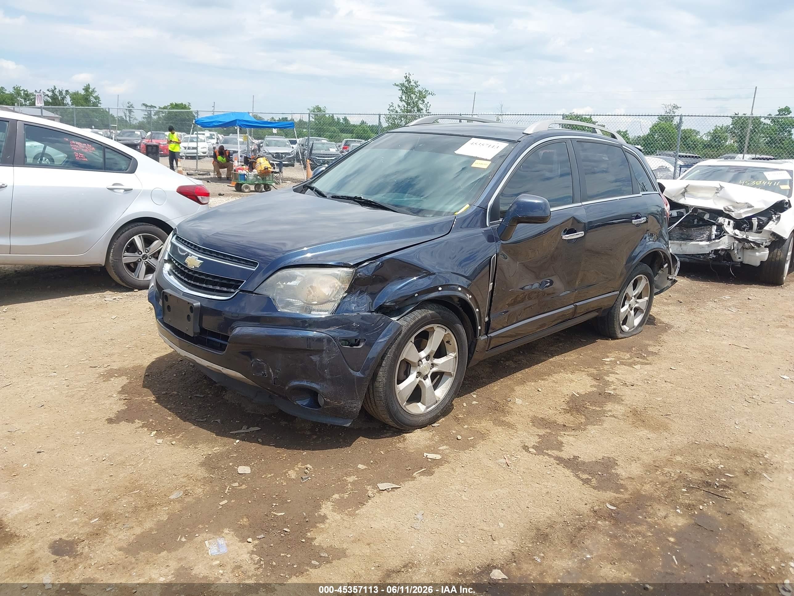 2015 Chevrolet Captiva Sport Fleet Lt Dark Blue vin: 3GNAL3EK1FS505593