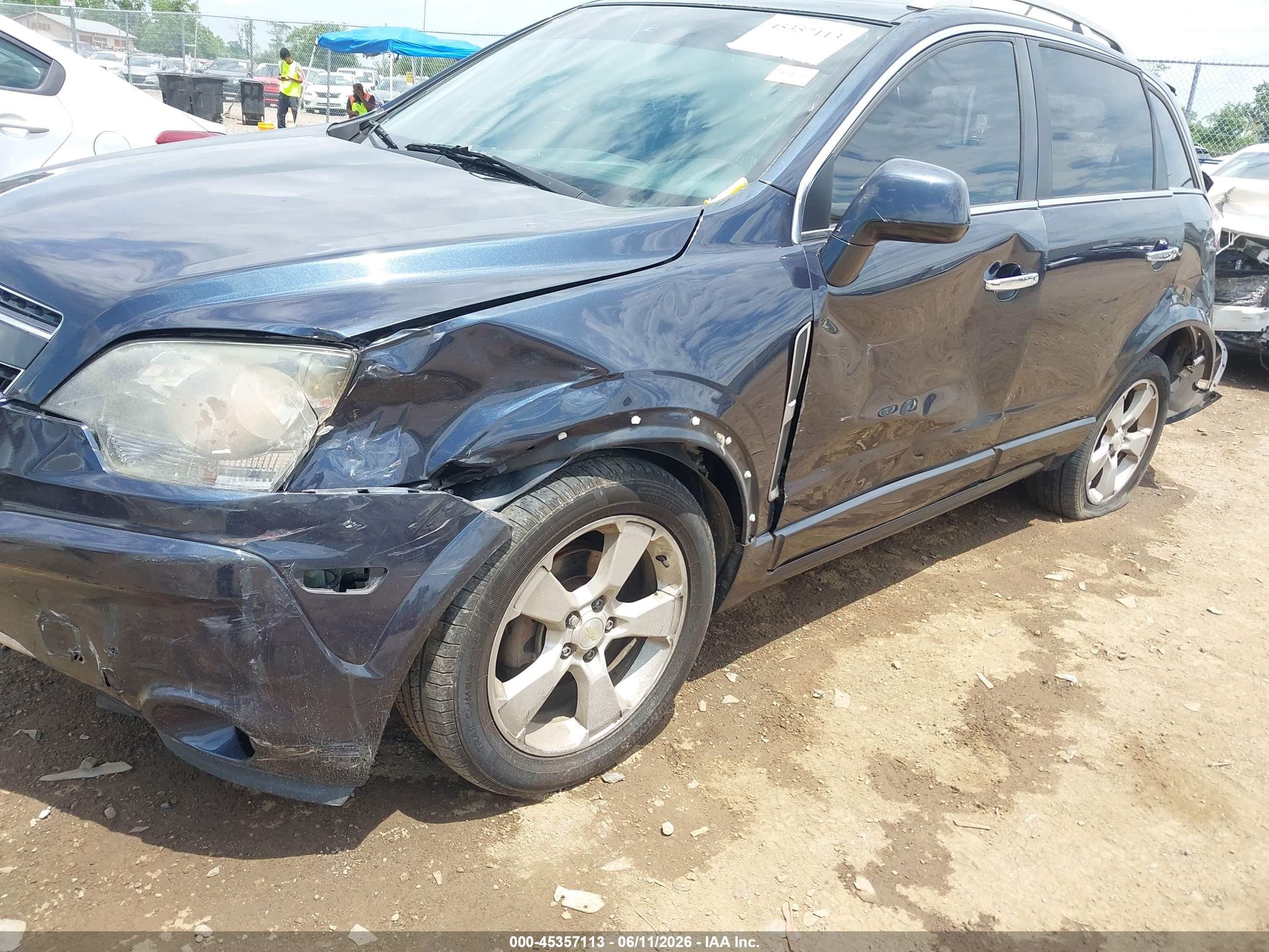 2015 Chevrolet Captiva Sport Fleet Lt Dark Blue vin: 3GNAL3EK1FS505593