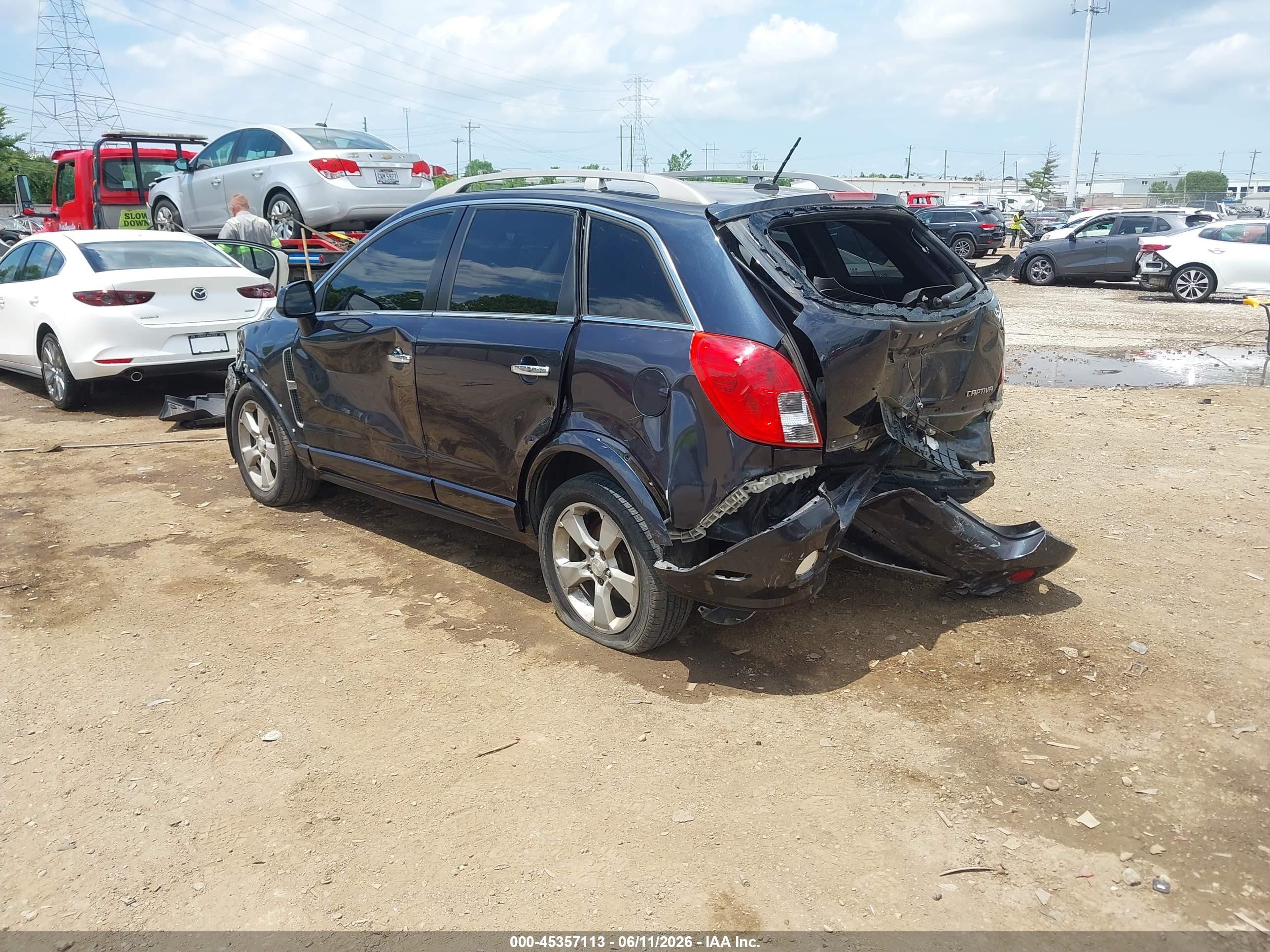 2015 Chevrolet Captiva Sport Fleet Lt Dark Blue vin: 3GNAL3EK1FS505593