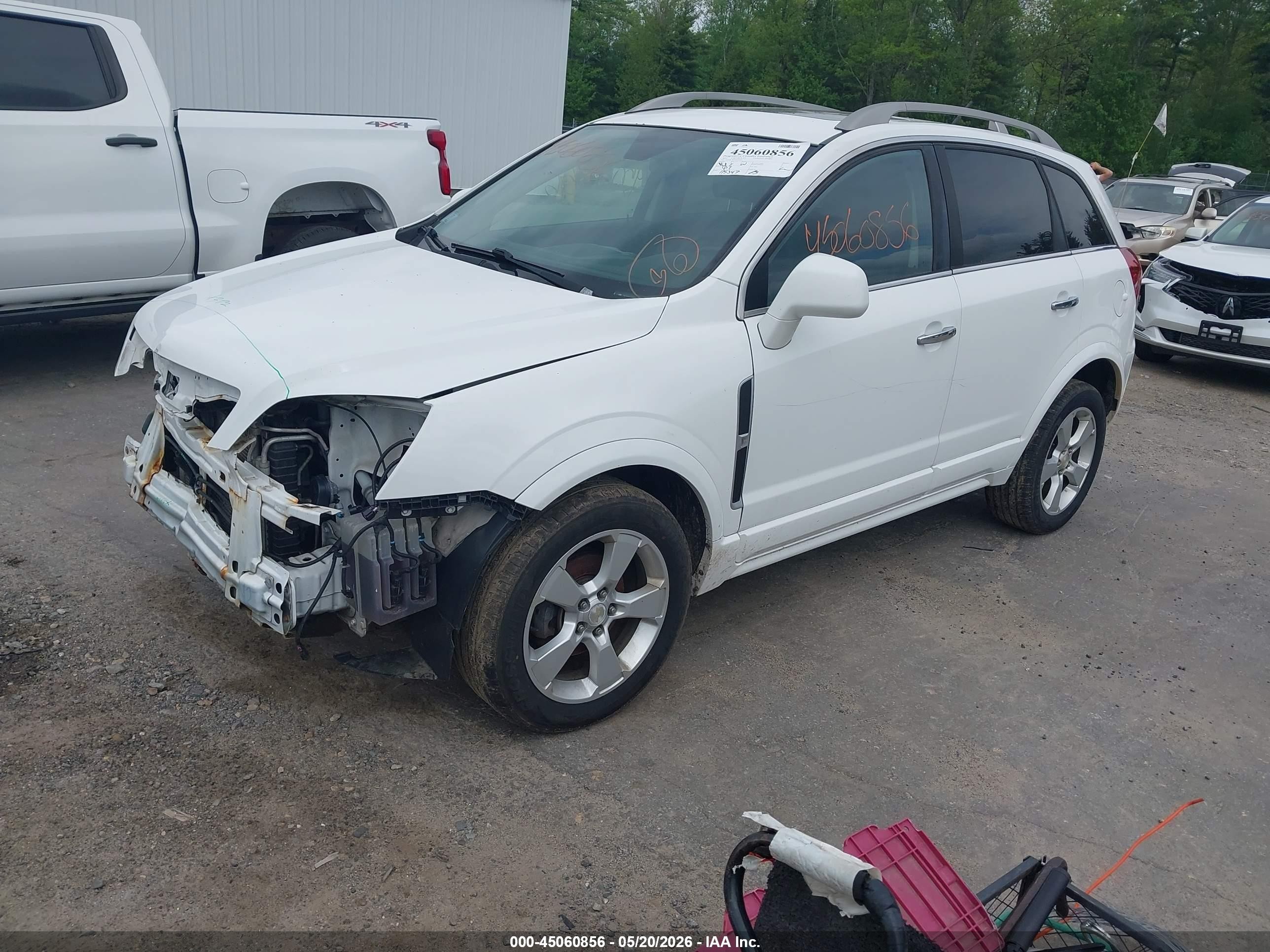 2015 Chevrolet Captiva Sport Lt White vin: 3GNAL3EK1FS519851