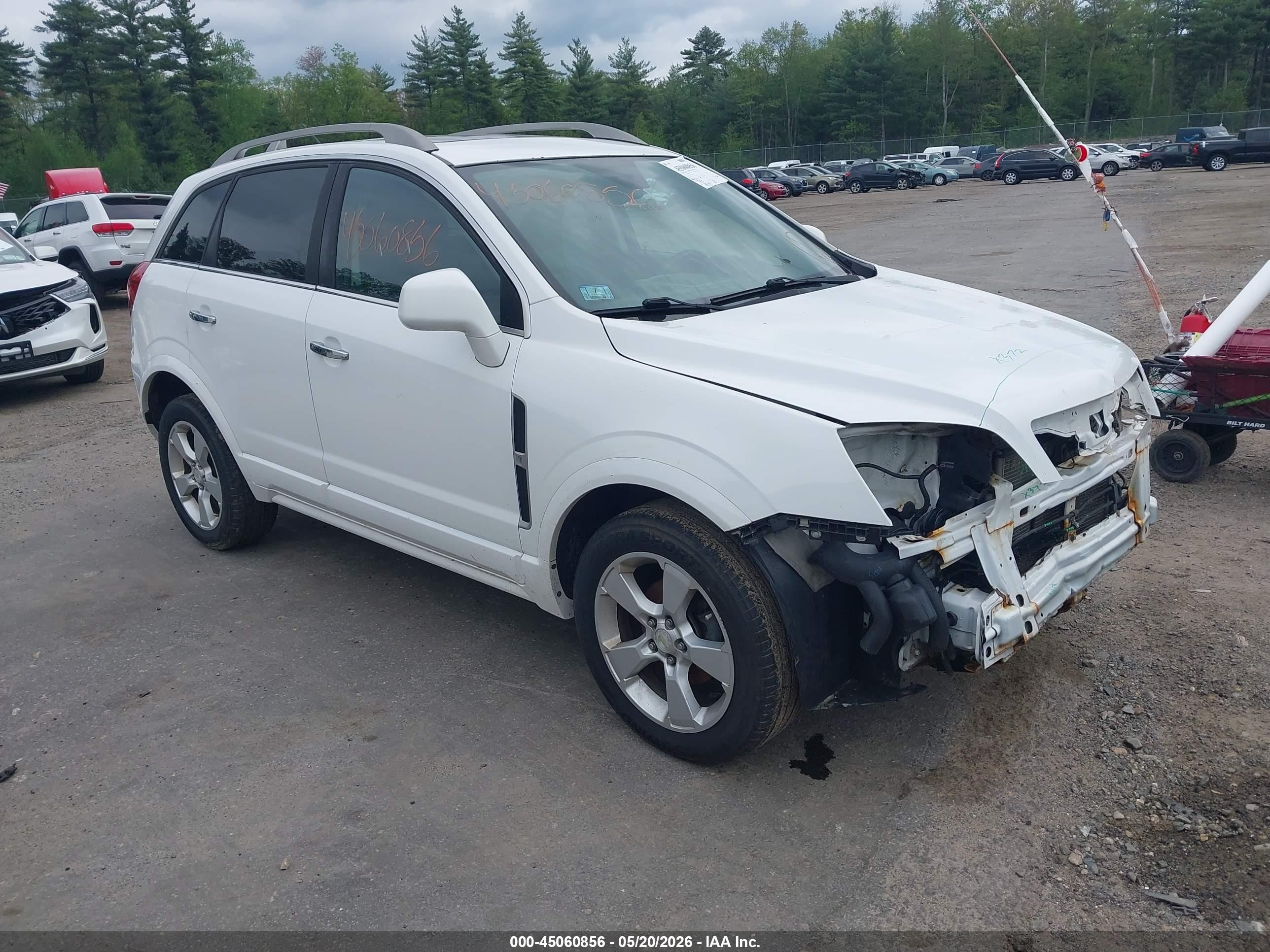 2015 Chevrolet Captiva Sport Lt White vin: 3GNAL3EK1FS519851