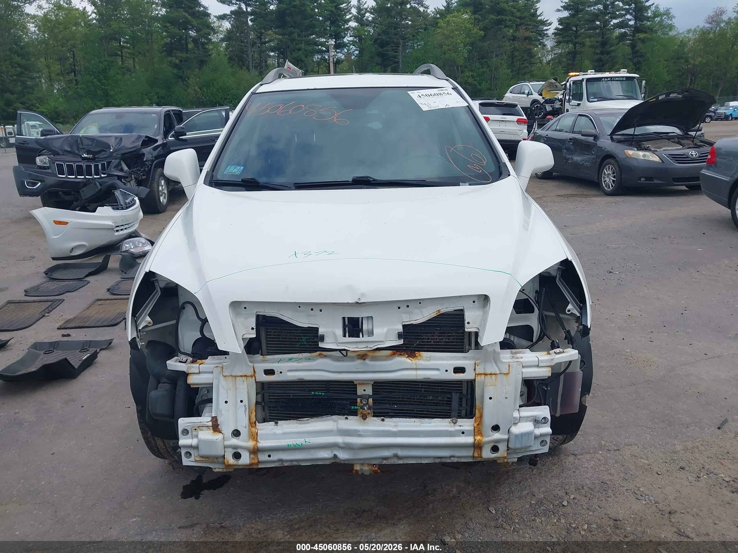 2015 Chevrolet Captiva Sport Lt White vin: 3GNAL3EK1FS519851