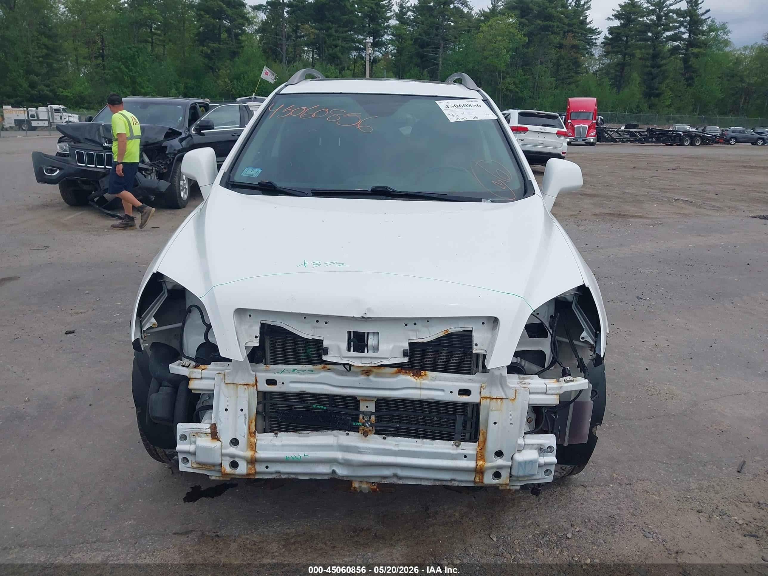 2015 Chevrolet Captiva Sport Lt White vin: 3GNAL3EK1FS519851