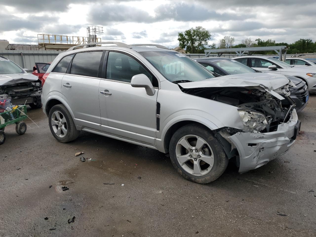 2014 Chevrolet Captiva Lt Silver vin: 3GNAL3EK3ES659432