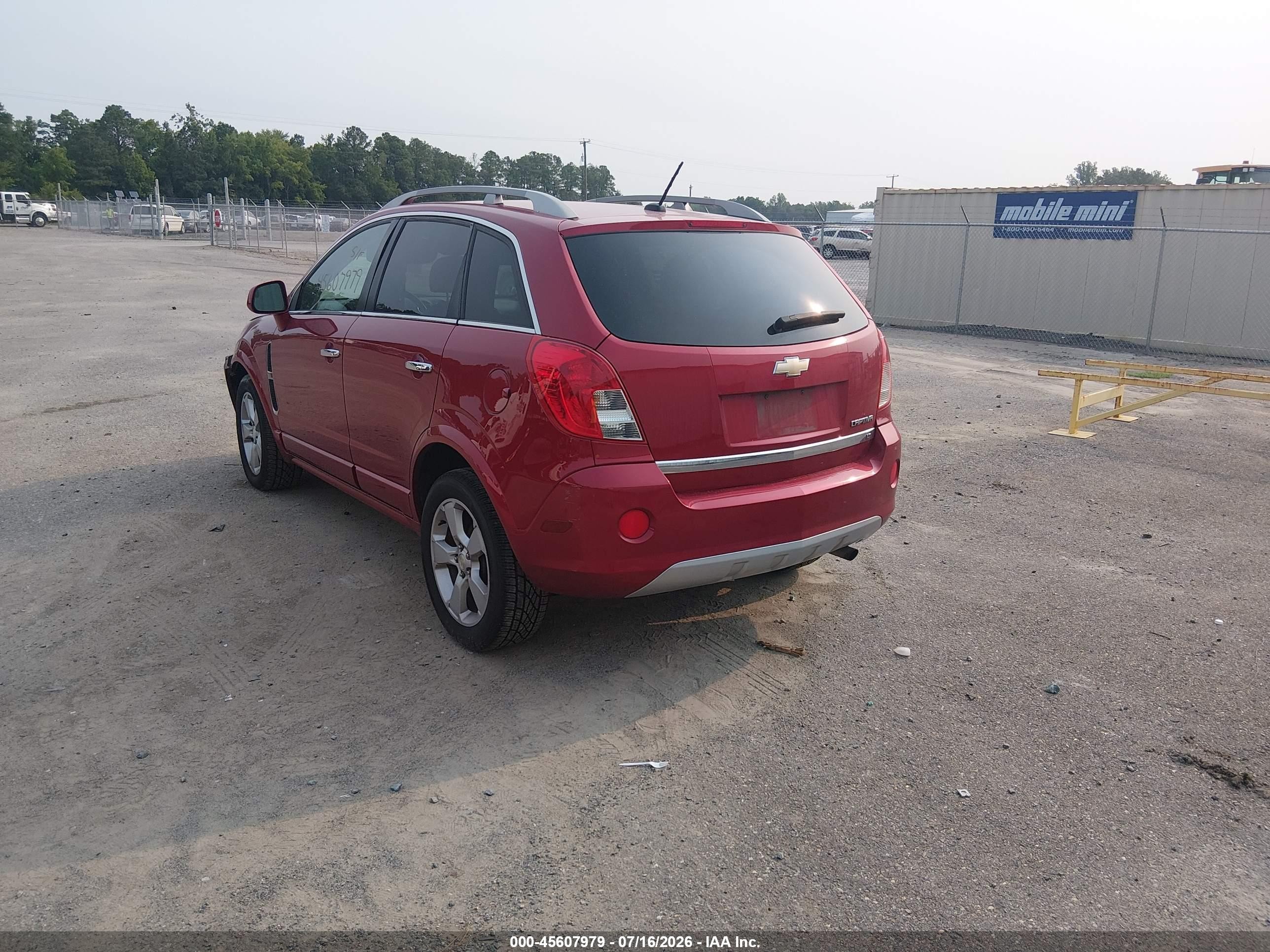 2015 Chevrolet Captiva Sport Fleet Lt Red vin: 3GNAL3EK4FS507337