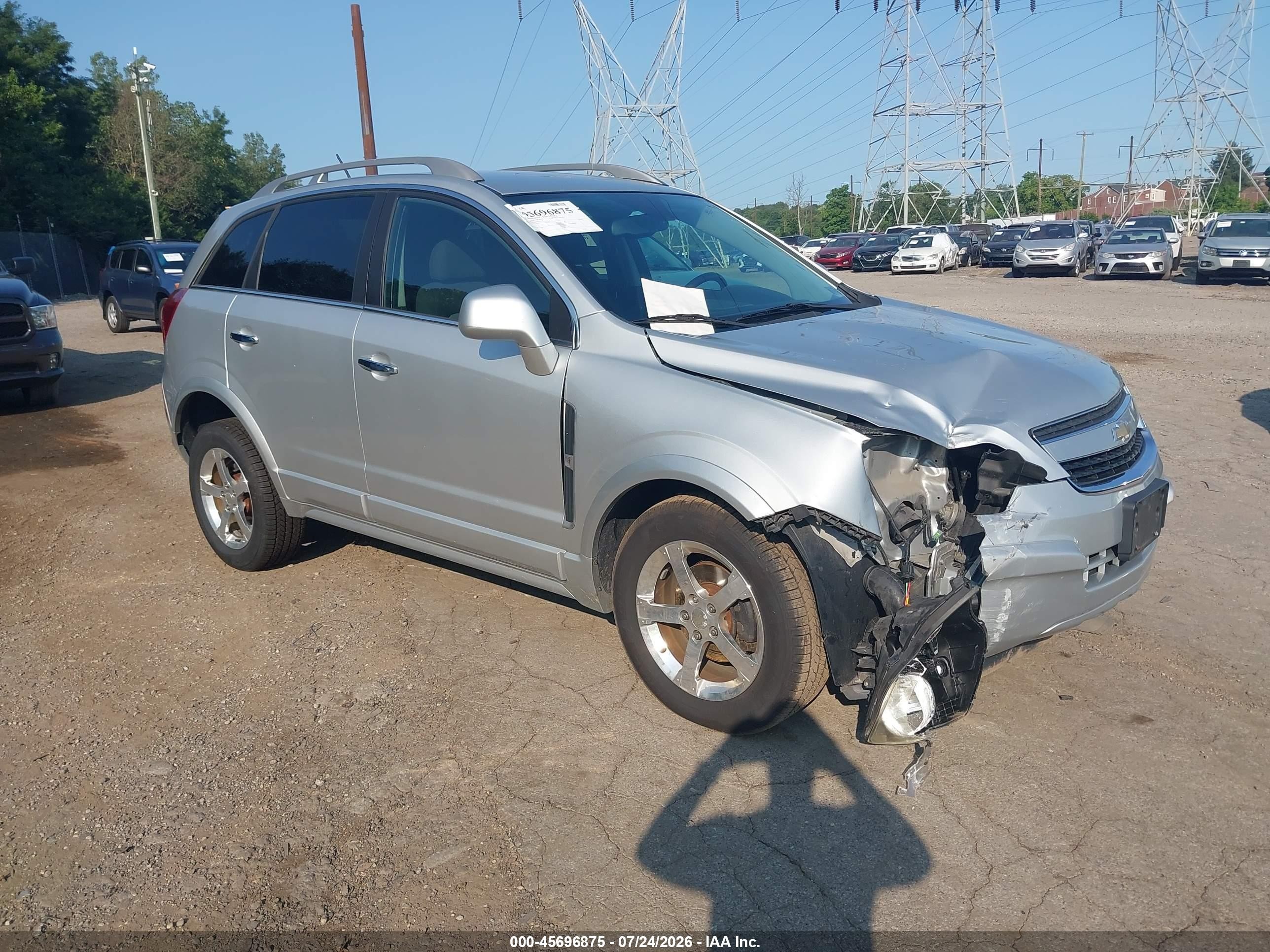 2014 Chevrolet Captiva Sport Fleet Lt Silver vin: 3GNAL3EK5ES520967