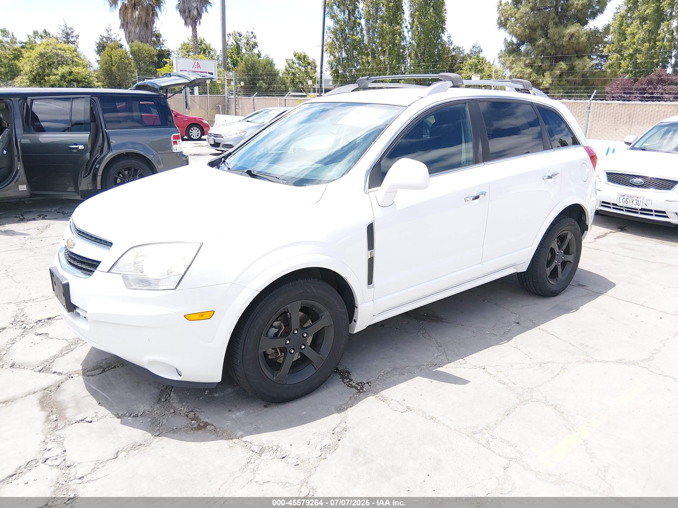 2014 Chevrolet Captiva Sport Fleet Lt White vin: 3GNAL3EK5ES537350