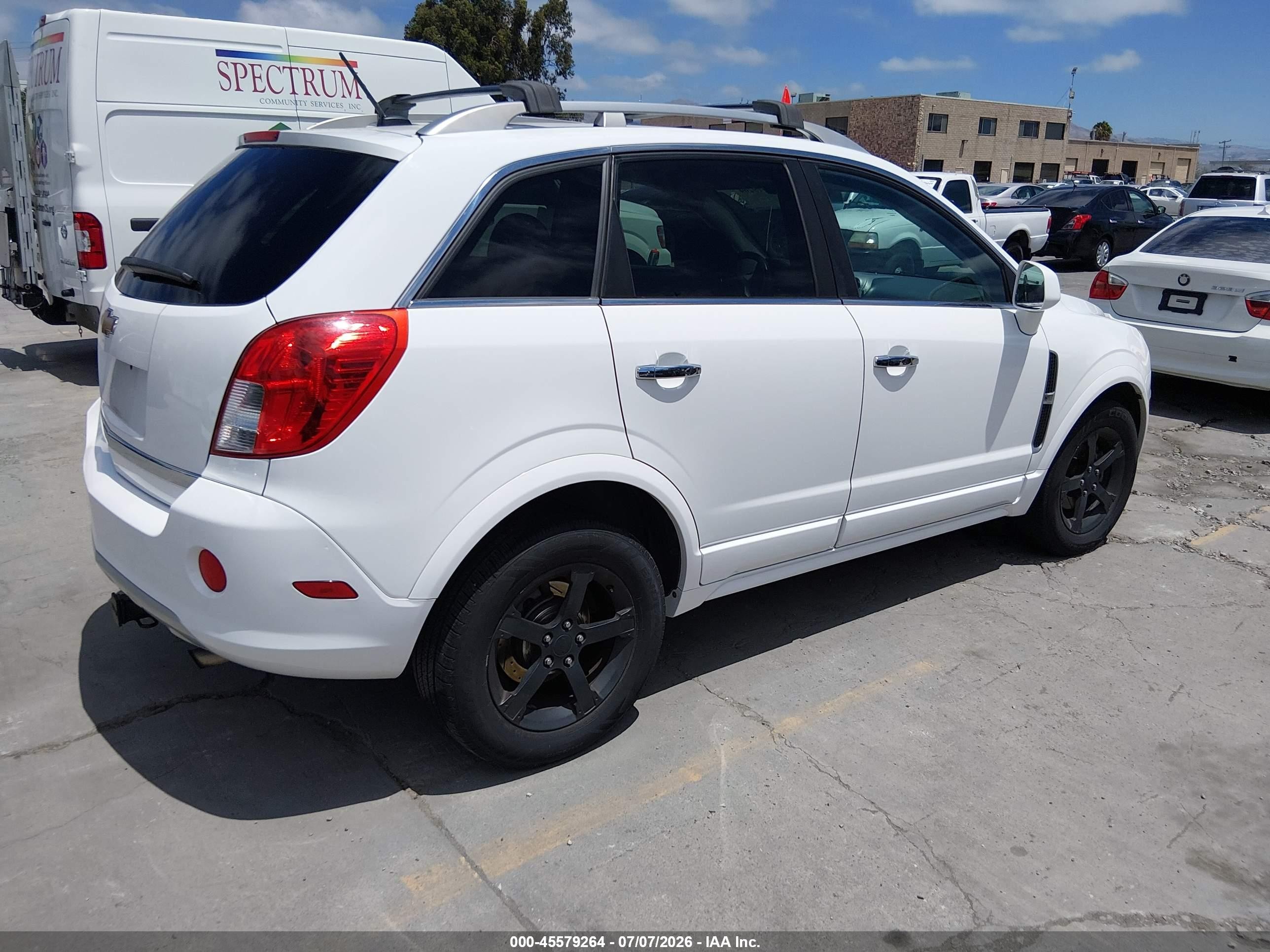 2014 Chevrolet Captiva Sport Fleet Lt White vin: 3GNAL3EK5ES537350