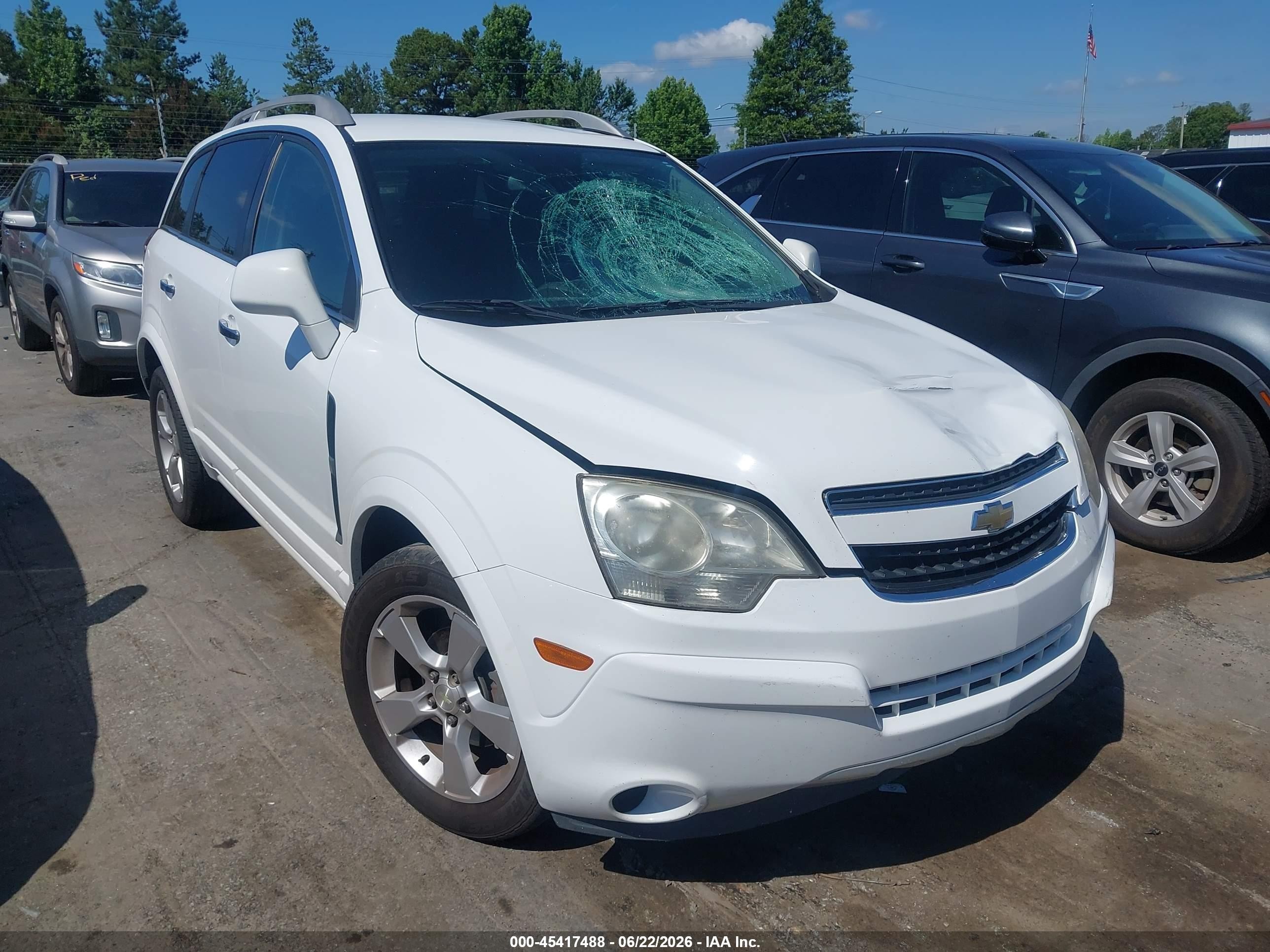 2014 Chevrolet Captiva Sport Fleet Lt White vin: 3GNAL3EK5ES601645
