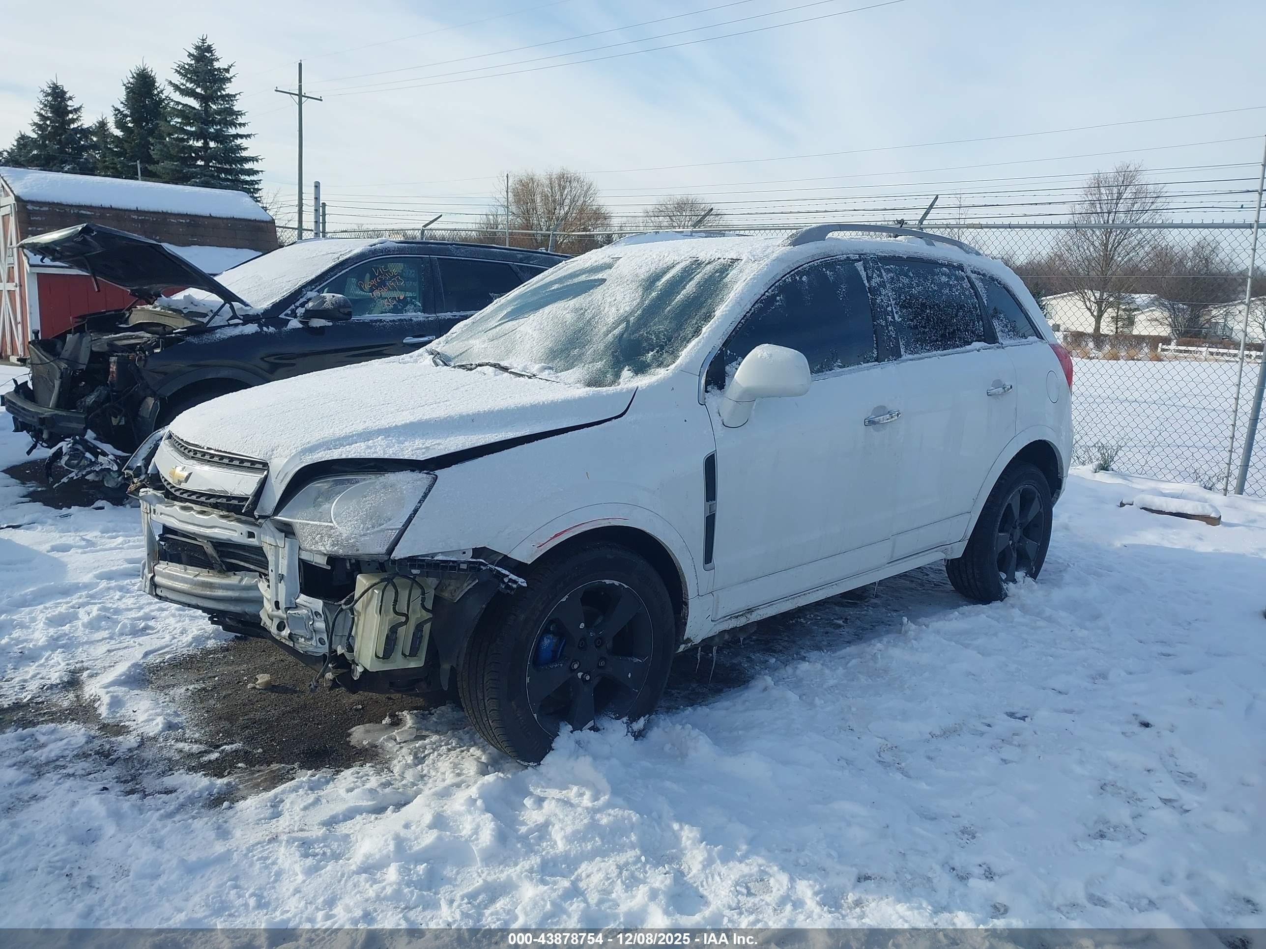 2014 Chevrolet Captiva Sport Lt White vin: 3GNAL3EK5ES671467