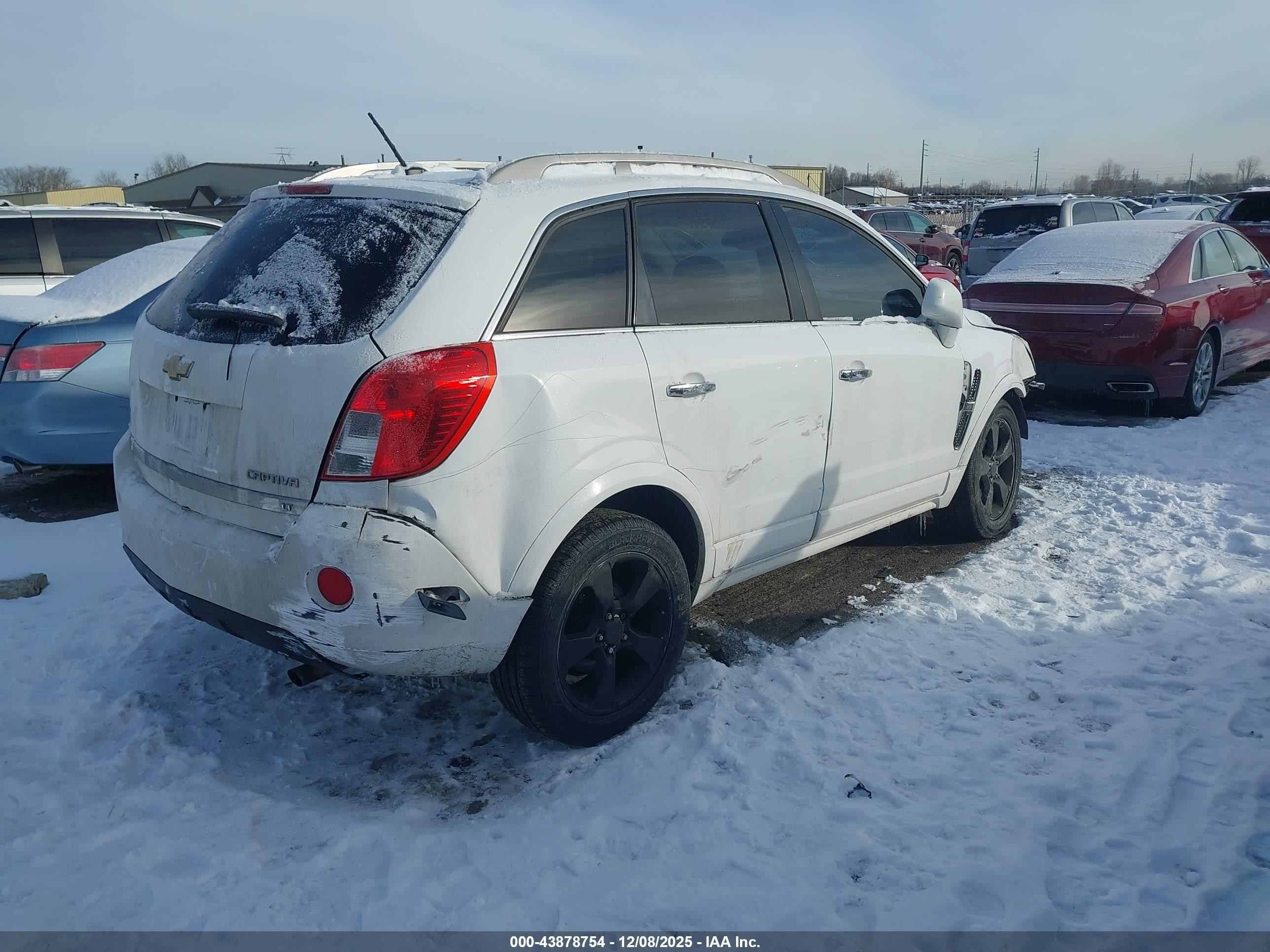 2014 Chevrolet Captiva Sport Lt White vin: 3GNAL3EK5ES671467